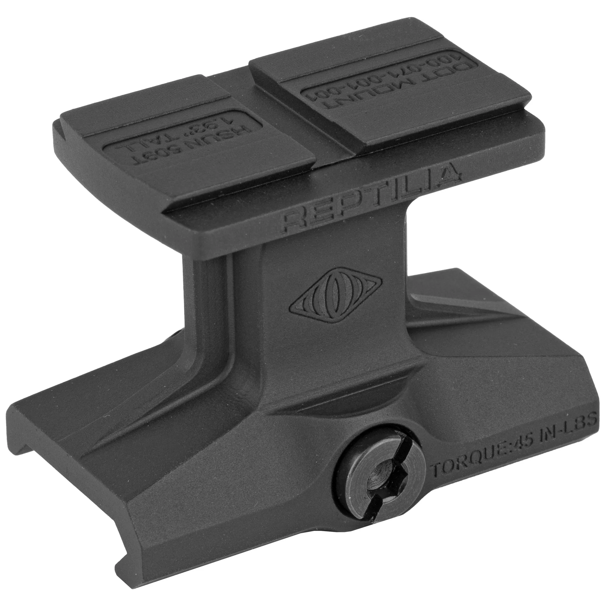 509T/SCRS Red Dot Reptilia DOT Mount, 1.93" Height, Black - REP100-167 - Image 3