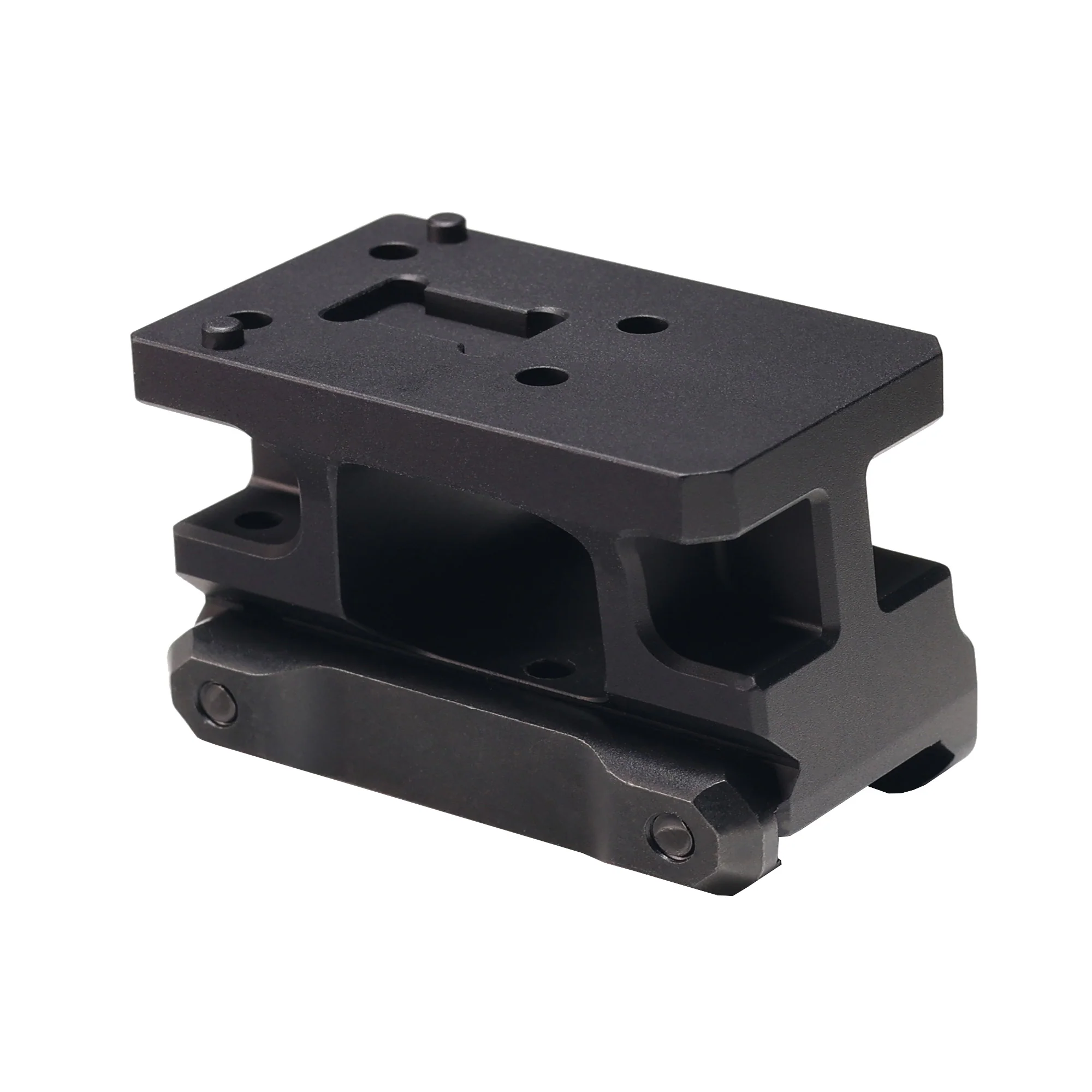 AEMS Red Dot Unity FAST Mount, 2.26" Height Absolute Co-Witness, Black - FST-AEMB