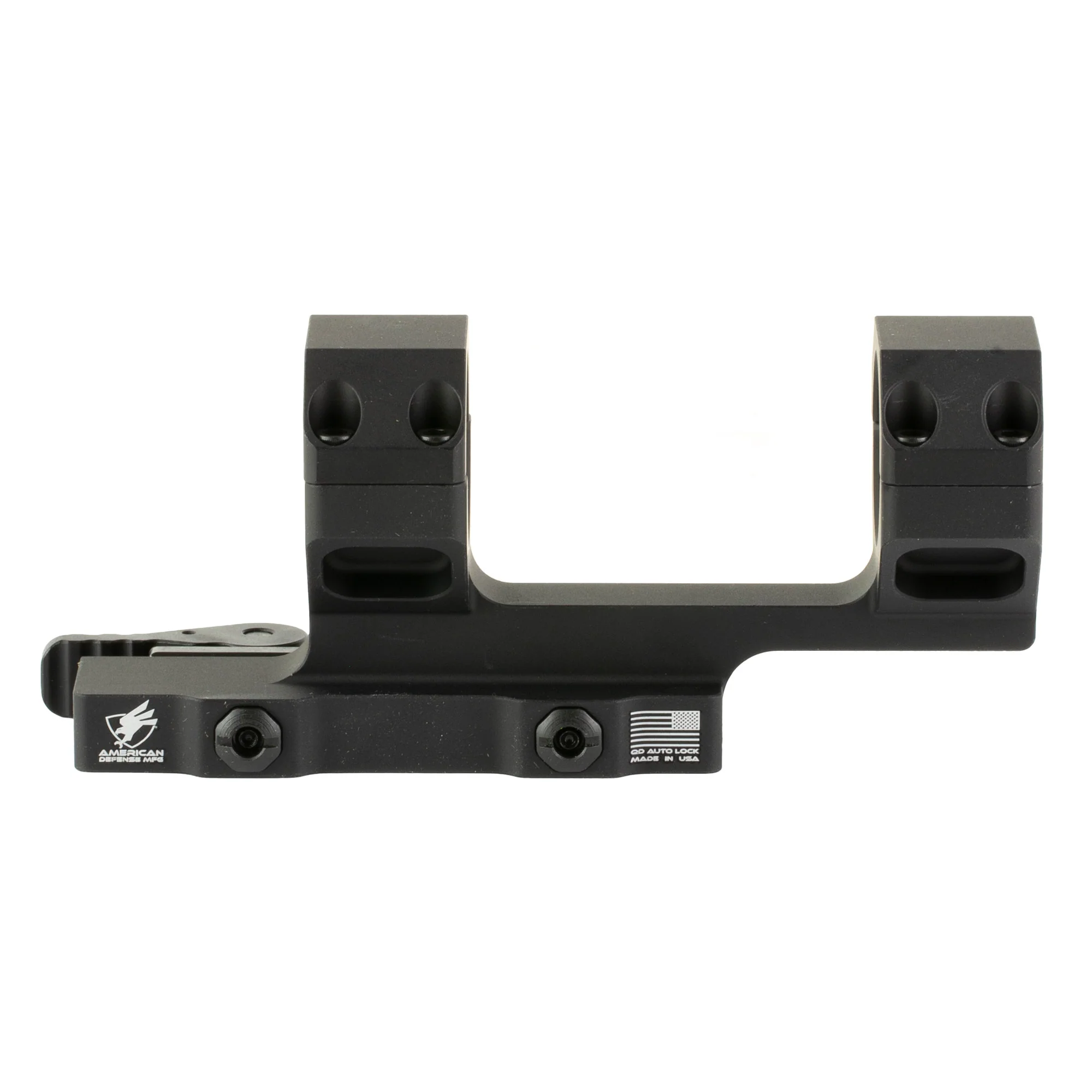 American Defense Mfg, 30mm Cantilever Scope Mount, AR-15/M4, Black Anodized - AD-DELTA-C-M-30-STD - Image 3