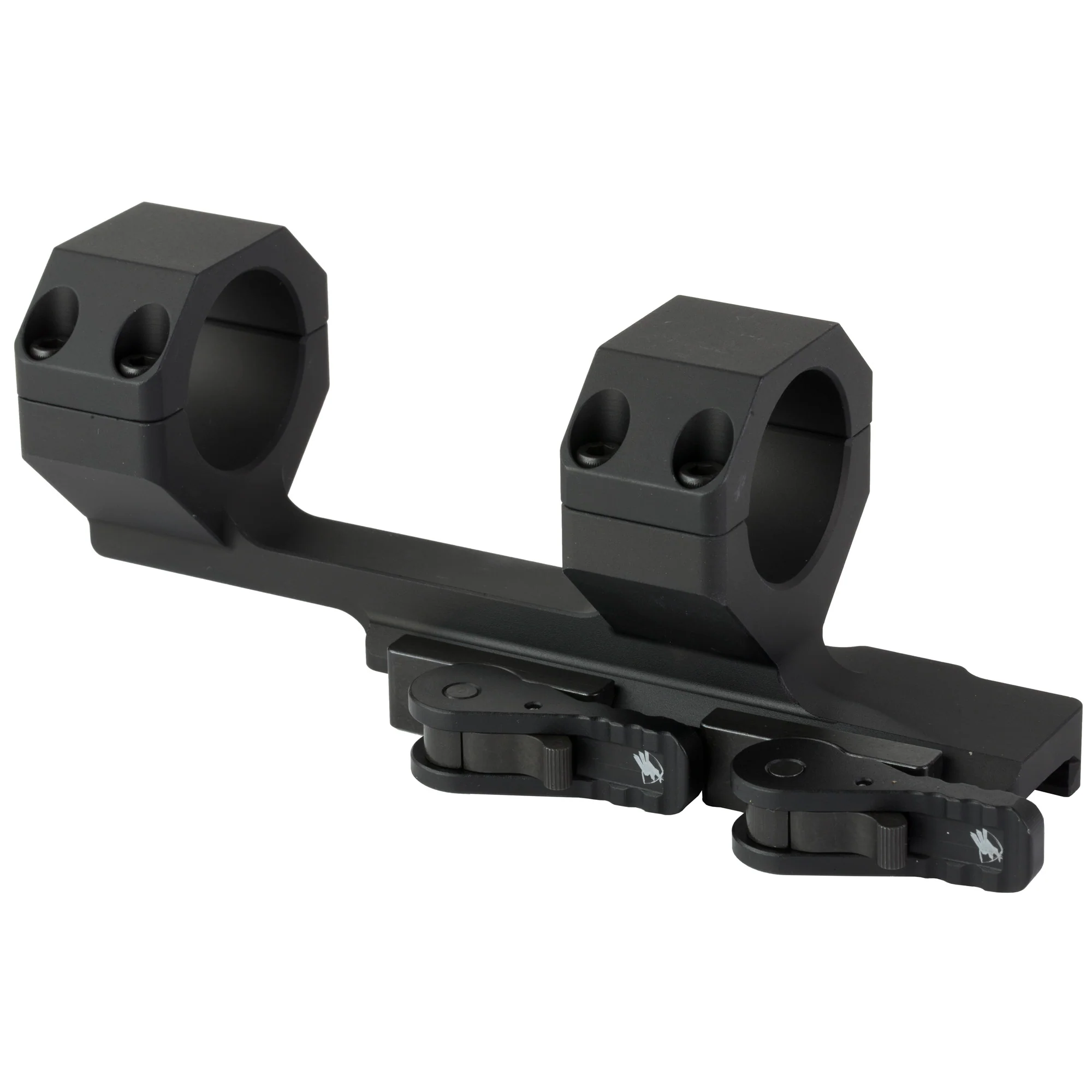American Defense Mfg, 30mm Quick Detach Scope Rings, AR-15/M4, Black Anodized - AD-DELTA-C-30-STD - Image 2