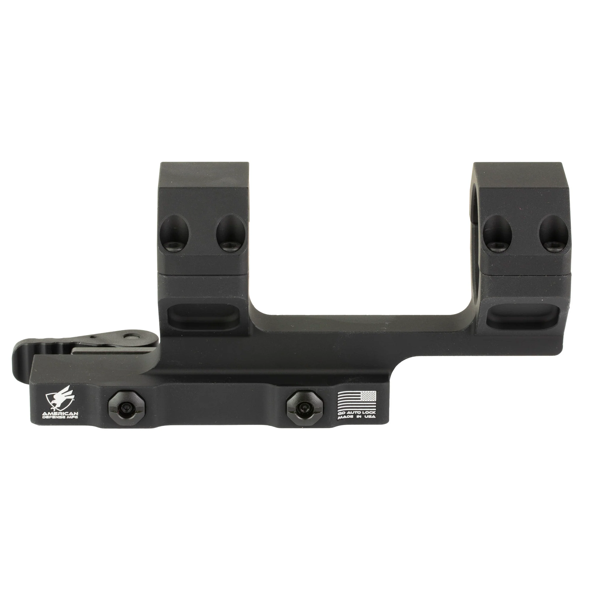 American Defense Mfg, 34mm Cantilever Scope Mount, AR-15/M4, Black Anodized - AD-DELTA-C-M-34-STD - Image 3