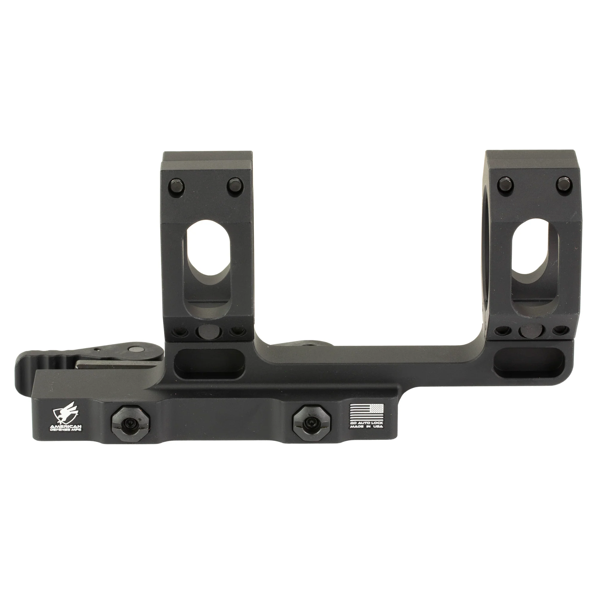 American Defense Mfg, 34mm Medium Cantilever Scope Mount, AR-15/M4, Black Anodized - AD-RECON-M-34-STD - Image 3