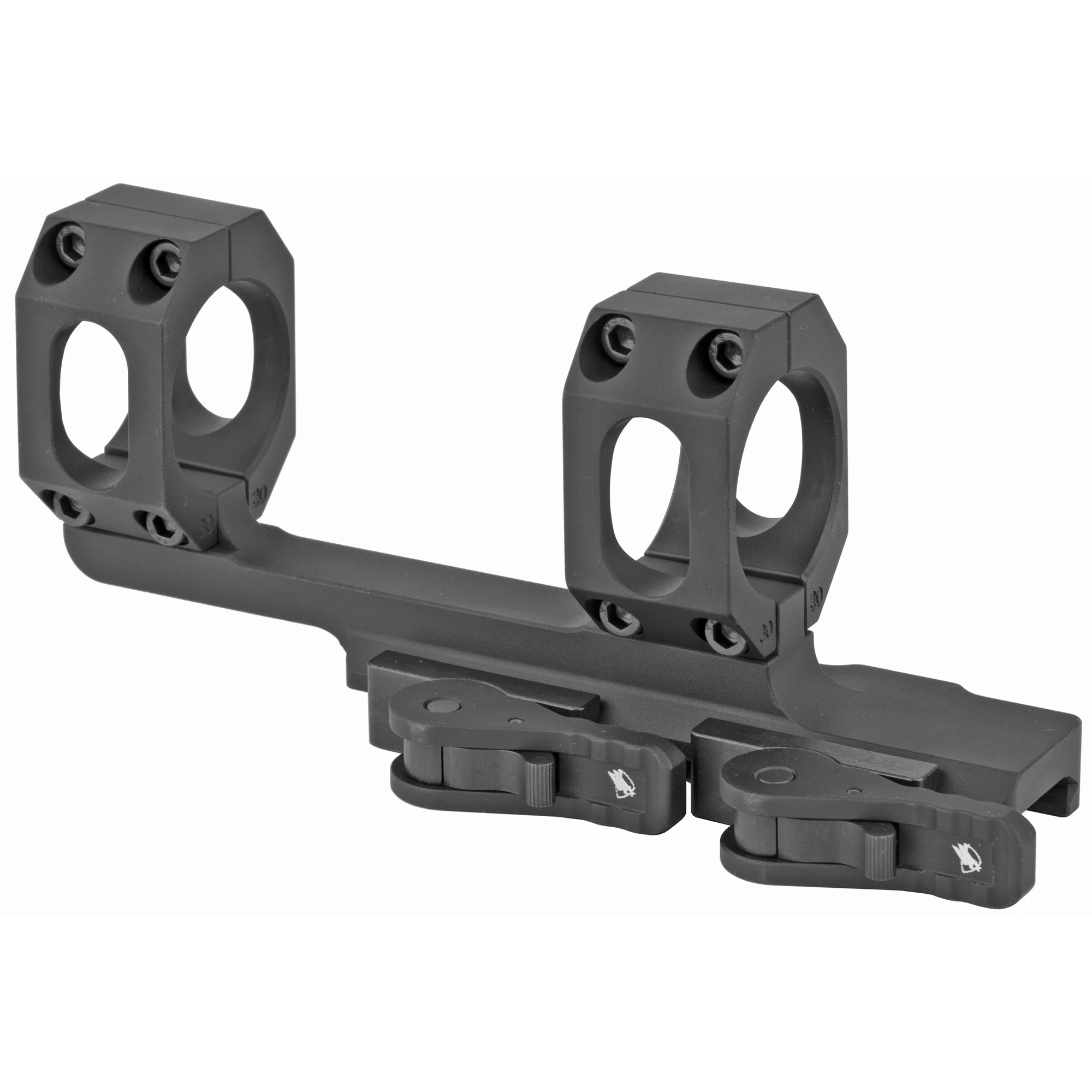 American Defense Mfg AD-Recon, 30mm Medium Quick Detach Scope Rings, Picatinny, Black - AD-RECON-30-STD - Image 2