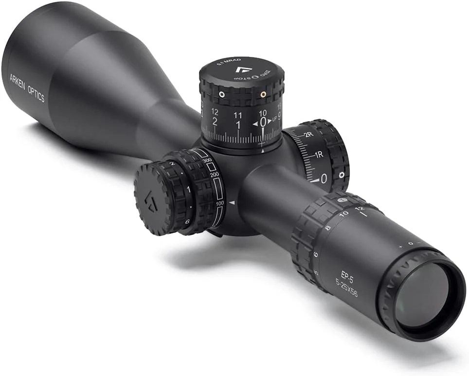 Arken Optics EP-5 5-25X56 Rifle Scope FFP VPR Illuminated Reticle with Zero Stop 34mm Tube - Image 3