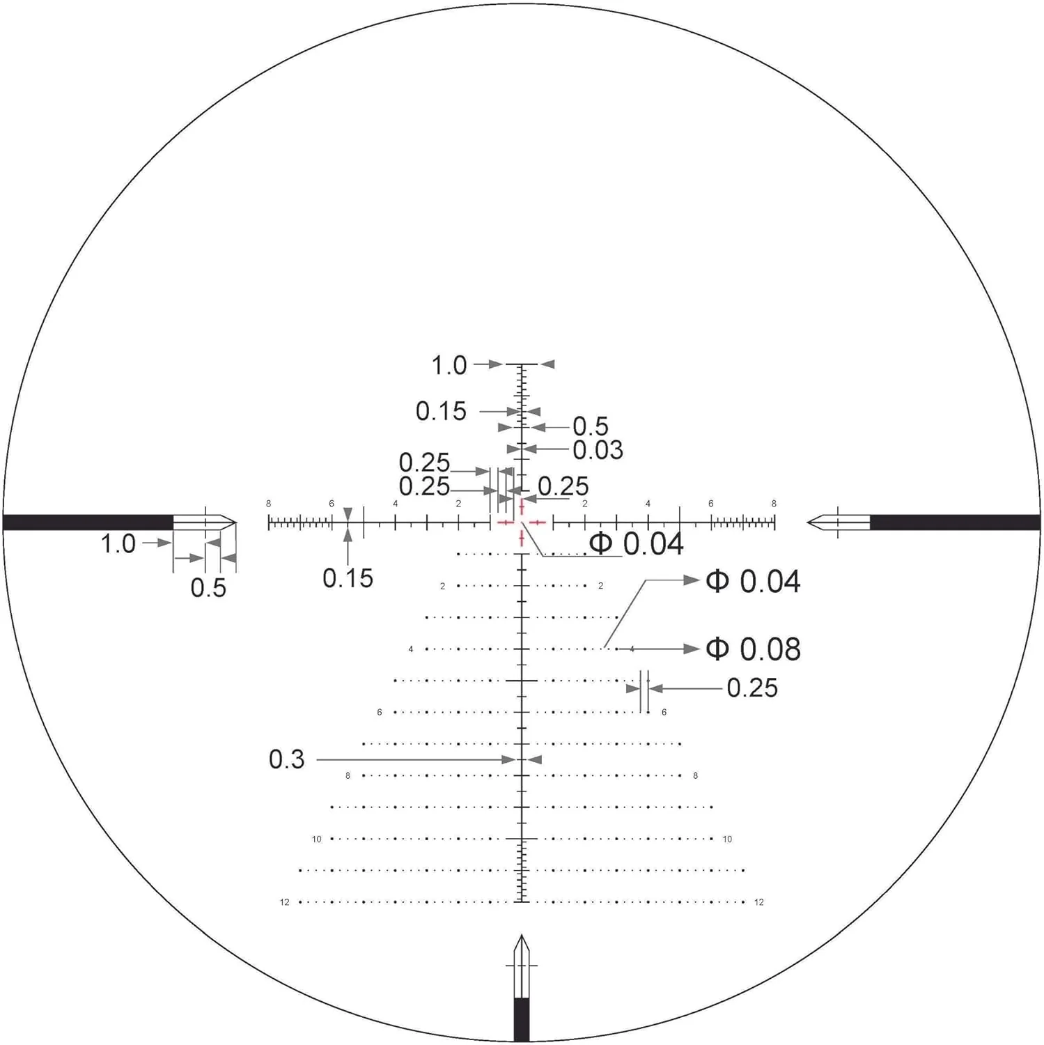 Arken Optics EP-5 5-25X56 Rifle Scope FFP VPR Illuminated Reticle with Zero Stop 34mm Tube - Image 8