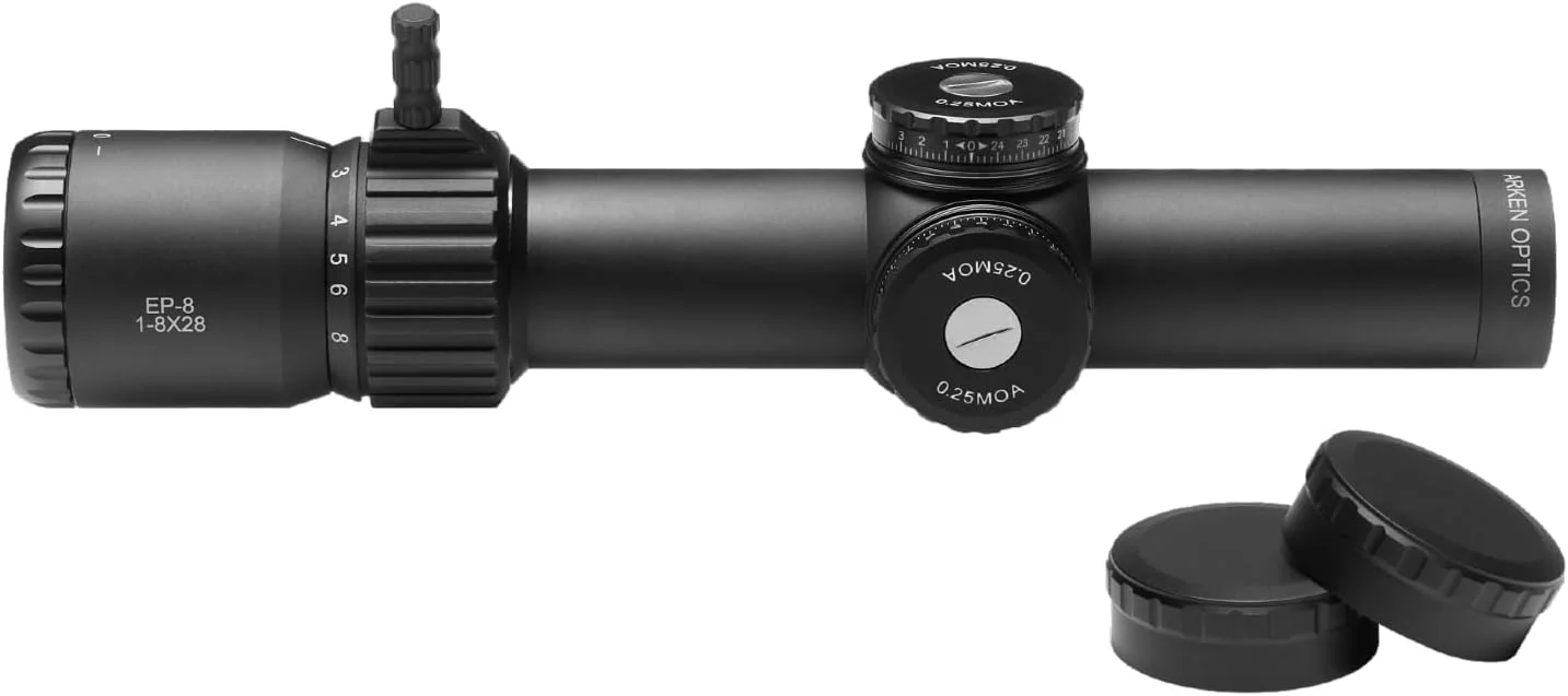 Arken Optics EP8 1-8x28 LPVO First Focal Plane Riflescope 34mm Tube - Image 5