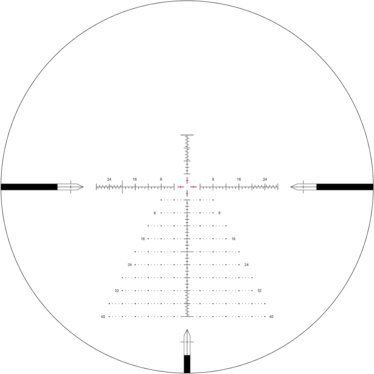 Arken Optics EPL4 6-24×50 FFP Illuminated Reticle with Zero Stop 30mm Tube Lightweight Rifle Scope - Image 10