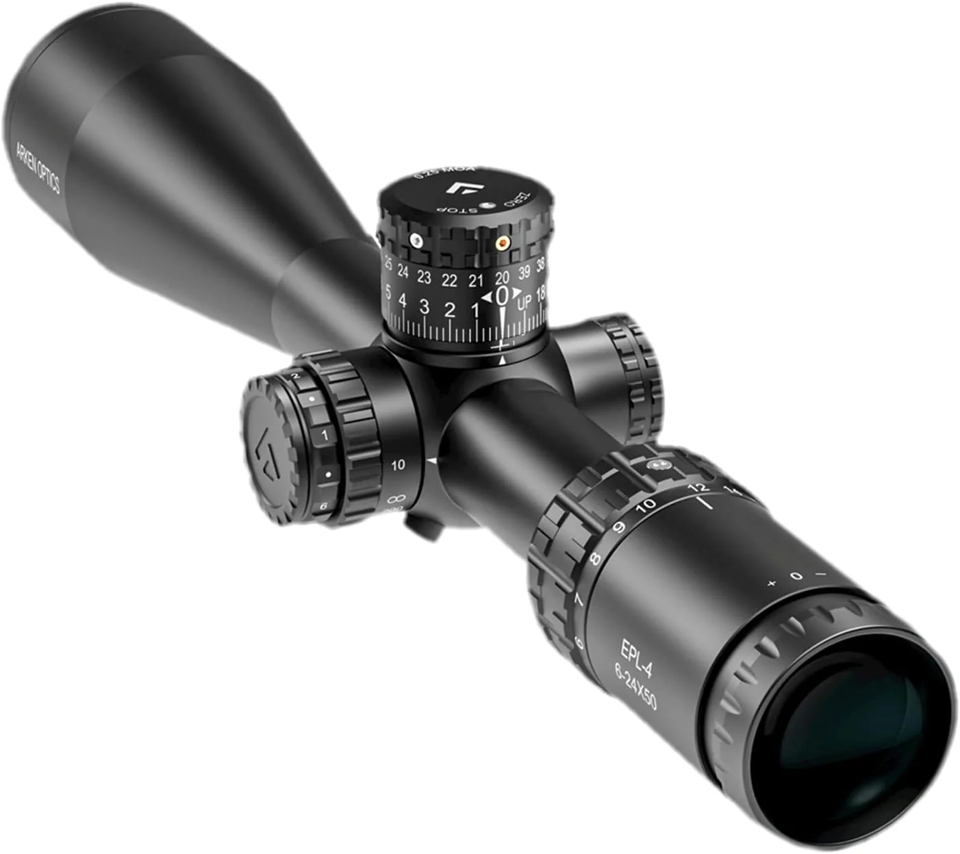 Arken Optics EPL4 6-24×50 FFP Illuminated Reticle with Zero Stop 30mm Tube Lightweight Rifle Scope - Image 13