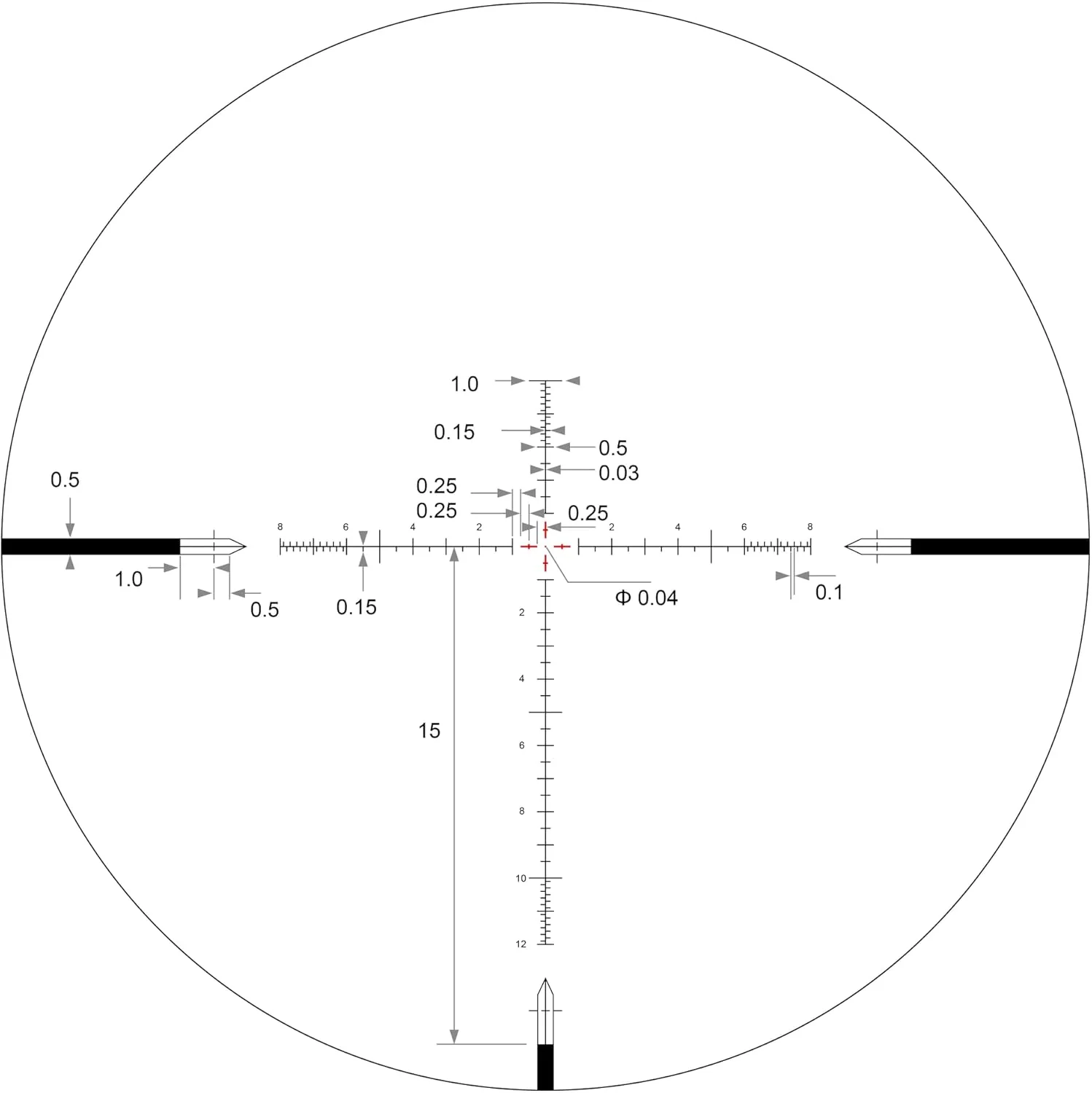 Arken Optics EPL4 6-24×50 FFP Illuminated Reticle with Zero Stop 30mm Tube Lightweight Rifle Scope - Image 21