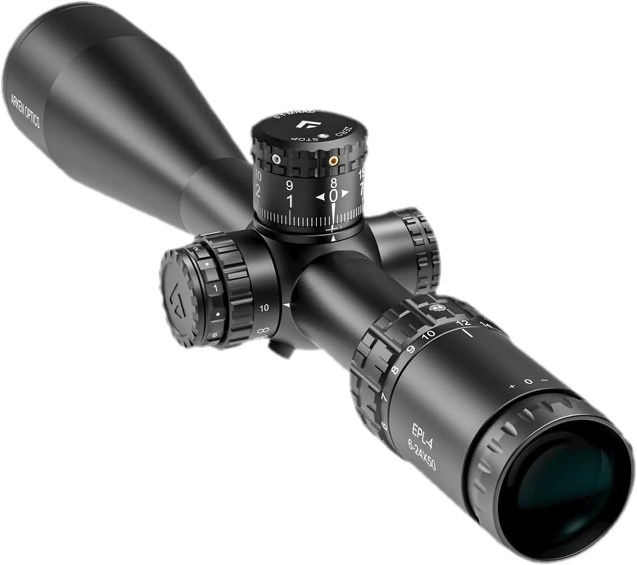Arken Optics EPL4 6-24×50 FFP Illuminated Reticle with Zero Stop 30mm Tube Lightweight Rifle Scope - Image 3