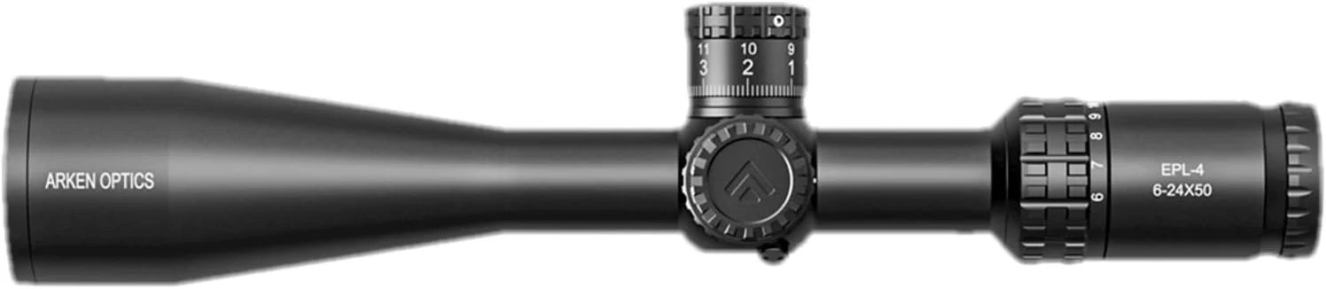 Arken Optics EPL4 6-24×50 FFP Illuminated Reticle with Zero Stop 30mm Tube Lightweight Rifle Scope - Image 4