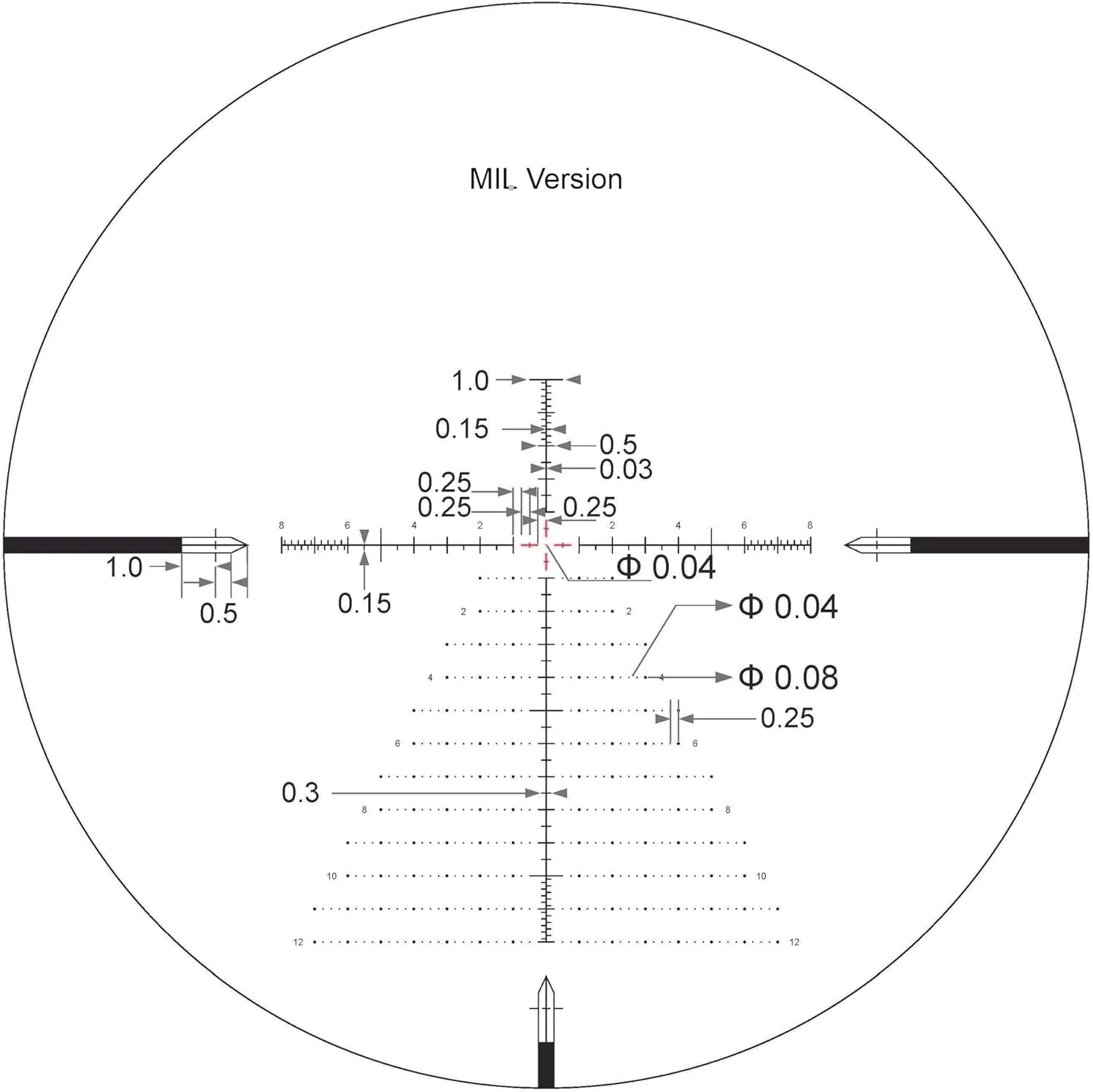 Arken Optics EPL4 6-24×50 FFP Illuminated Reticle with Zero Stop 30mm Tube Lightweight Rifle Scope - Image 5