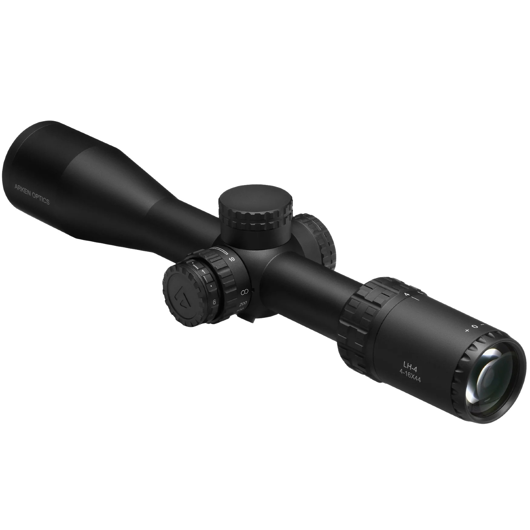 Arken Optics LH-4 4-16x44 FFP Rifle Scope with Illuminated VPR/VHR Reticle and Capped Tool-Less Turrets – 30mm Tube - Image 2