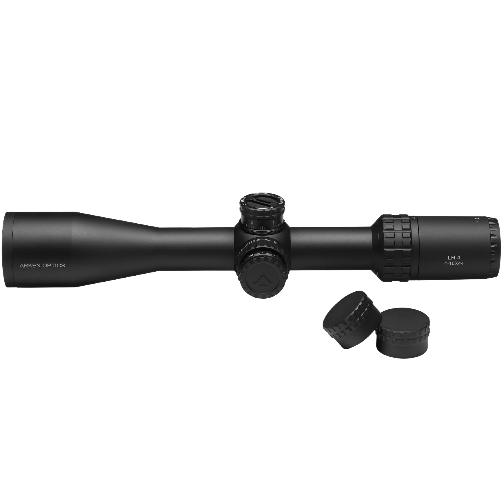 Arken Optics LH-4 4-16x44 FFP Rifle Scope with Illuminated VPR/VHR Reticle and Capped Tool-Less Turrets – 30mm Tube - Image 4