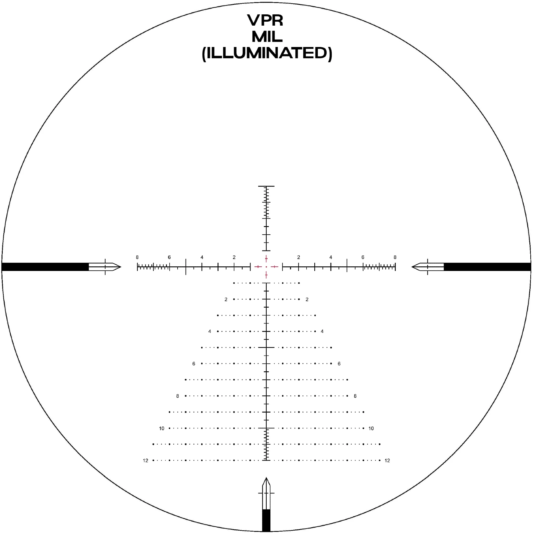 Arken Optics LH-4 4-16x44 FFP Rifle Scope with Illuminated VPR/VHR Reticle and Capped Tool-Less Turrets – 30mm Tube - Image 7