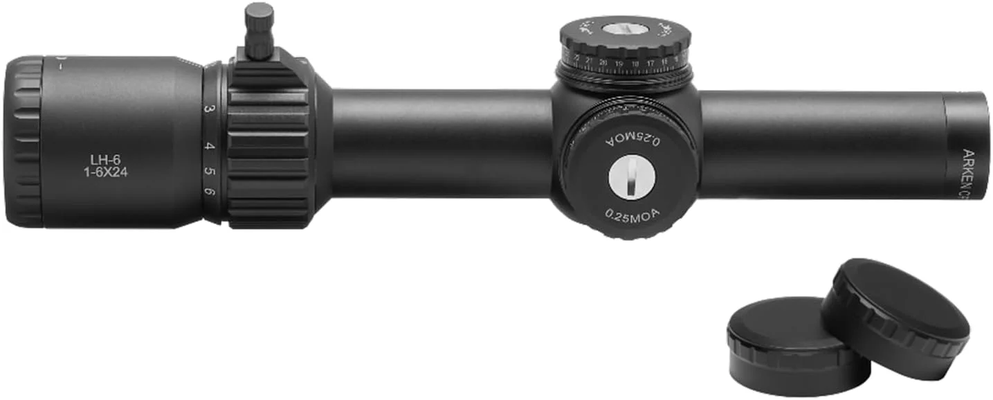 Arken Optics LH-6 1-6x24 Second Focal Plane LPVO 30mm Tube Riflescopes with Illuminated Reticle - Image 6