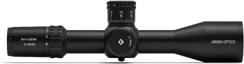 Arken Optics SH-4 4-16X50 GEN2 Rifle Scope FFP VPR Illuminated Reticle with Zero Stop - 34mm Tube - Image 10