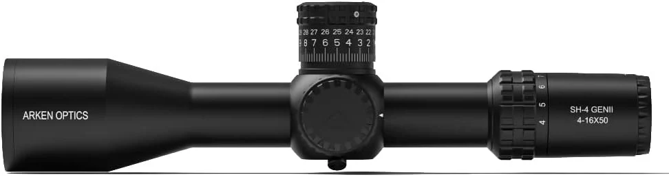 Arken Optics SH-4 4-16X50 GEN2 Rifle Scope FFP VPR Illuminated Reticle with Zero Stop - 34mm Tube - Image 3