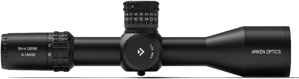 Arken Optics SH-4 4-16X50 GEN2 Rifle Scope FFP VPR Illuminated Reticle with Zero Stop - 34mm Tube - Image 4
