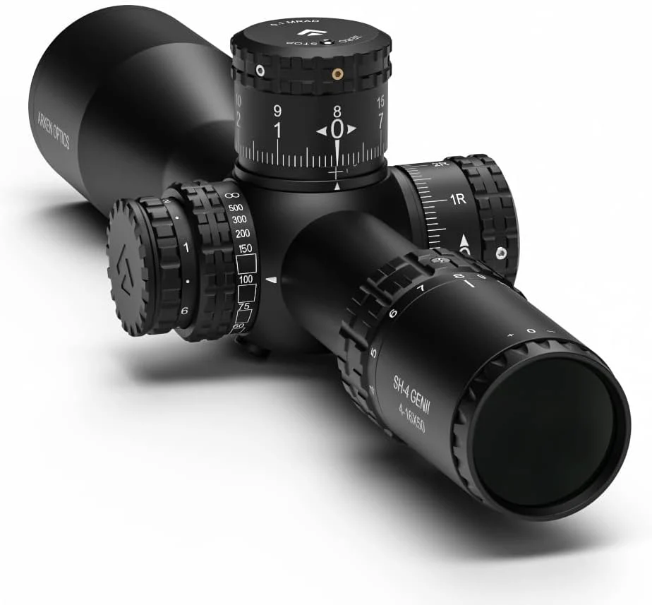 Arken Optics SH-4 4-16X50 GEN2 Rifle Scope FFP VPR Illuminated Reticle with Zero Stop - 34mm Tube - Image 7