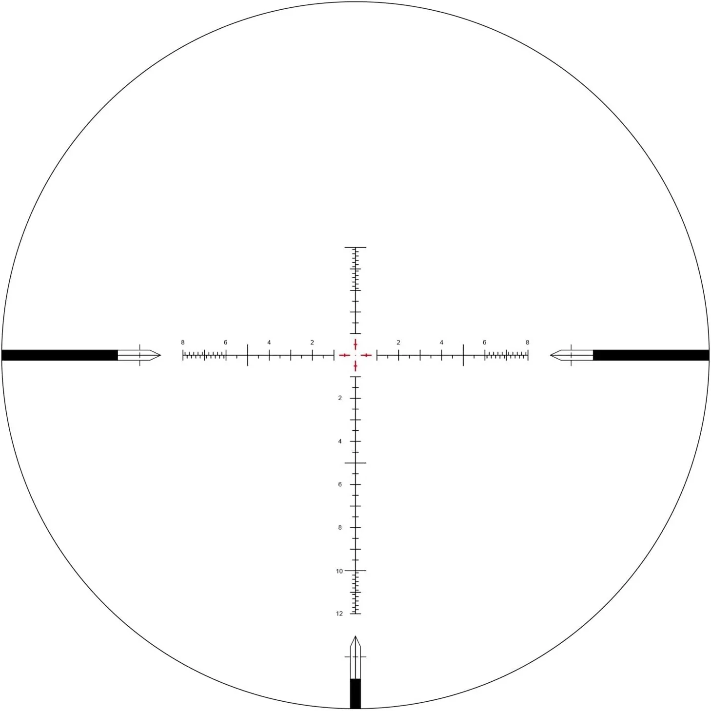 Arken Optics SH-4J 6-24X50 Rifle Scope FFP Illuminated Reticle with Zero Stop 34mm Tube - Image 10