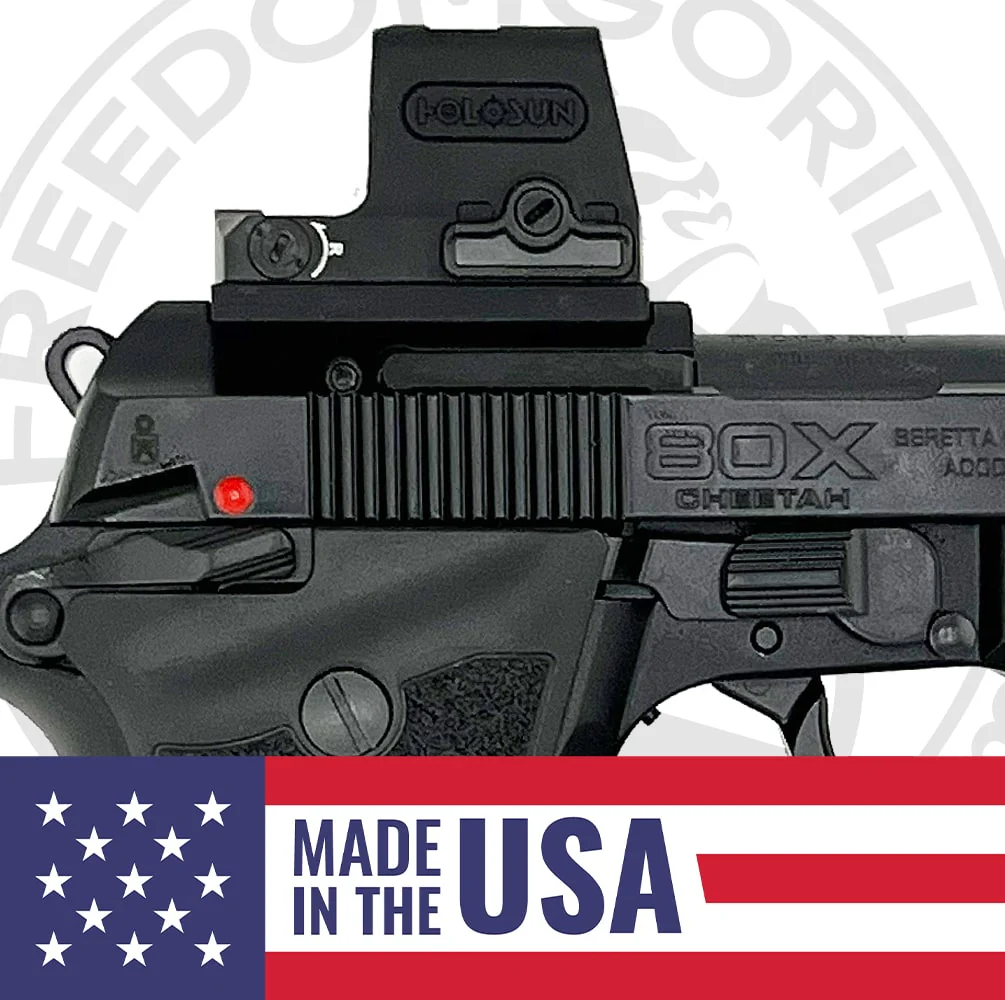 Beretta 80X Cheetah Optics Plate - "H" Plate for Holosun 407K, 507K, EPS Carry - Image 4