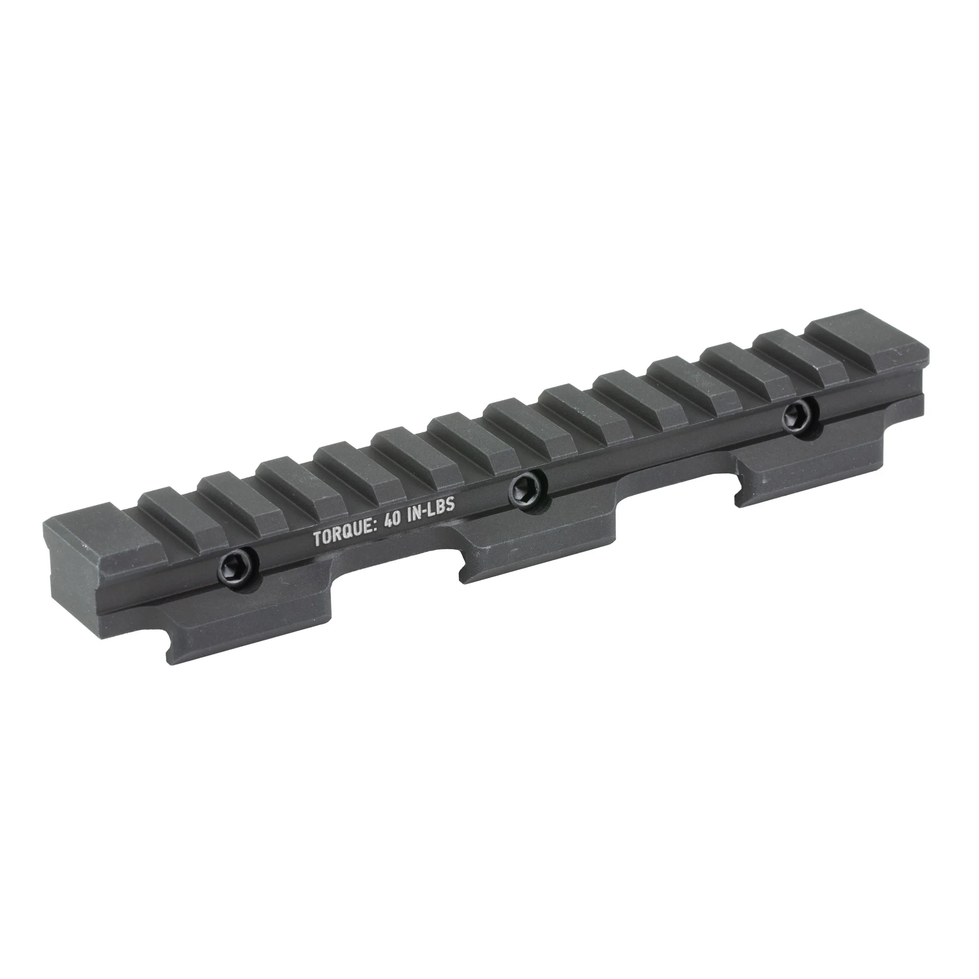 Bravo Company A/T Optic Riser, 13-Slot, Picatinny, Black - BCM-OR-AT-525-13