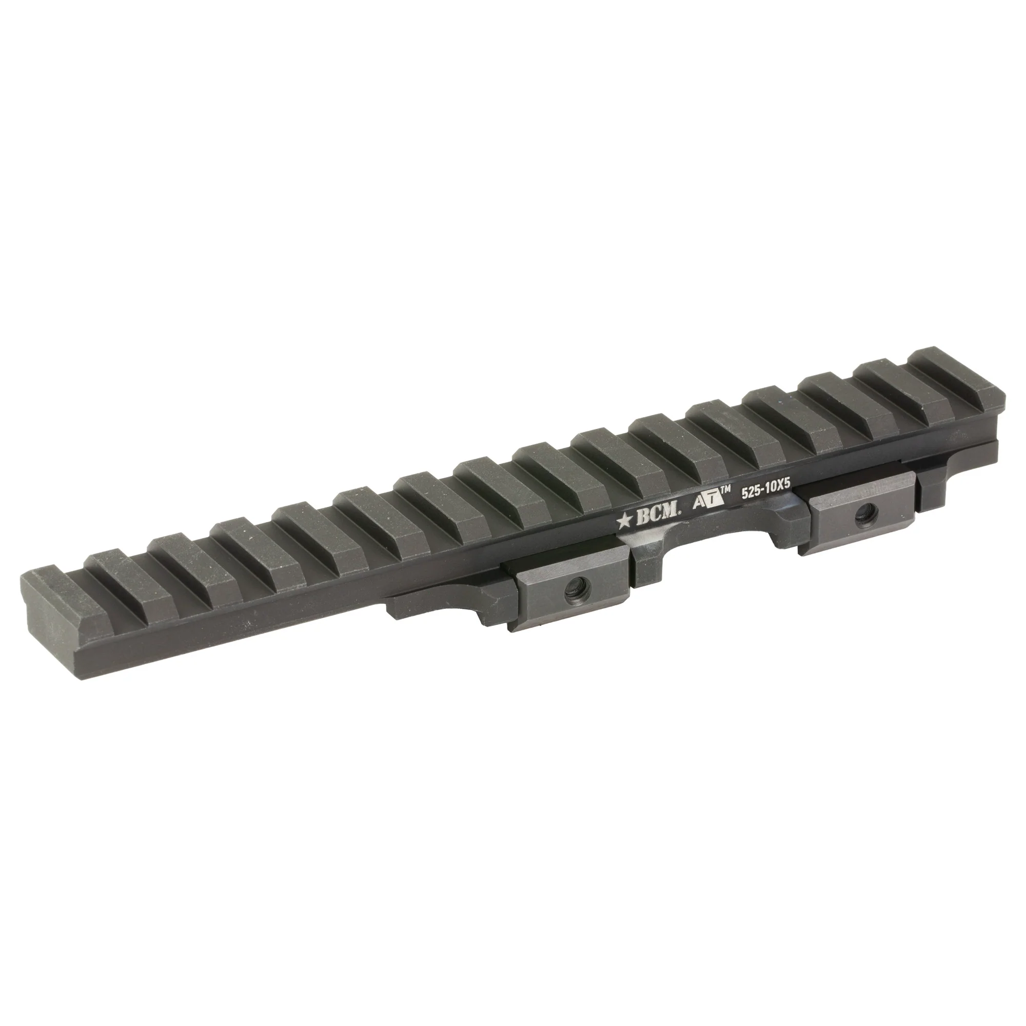 Bravo Company A/T Optic Riser, 15-Slot Cantilever, Picatinny, Black - BCM-OR-AT-525-10X5