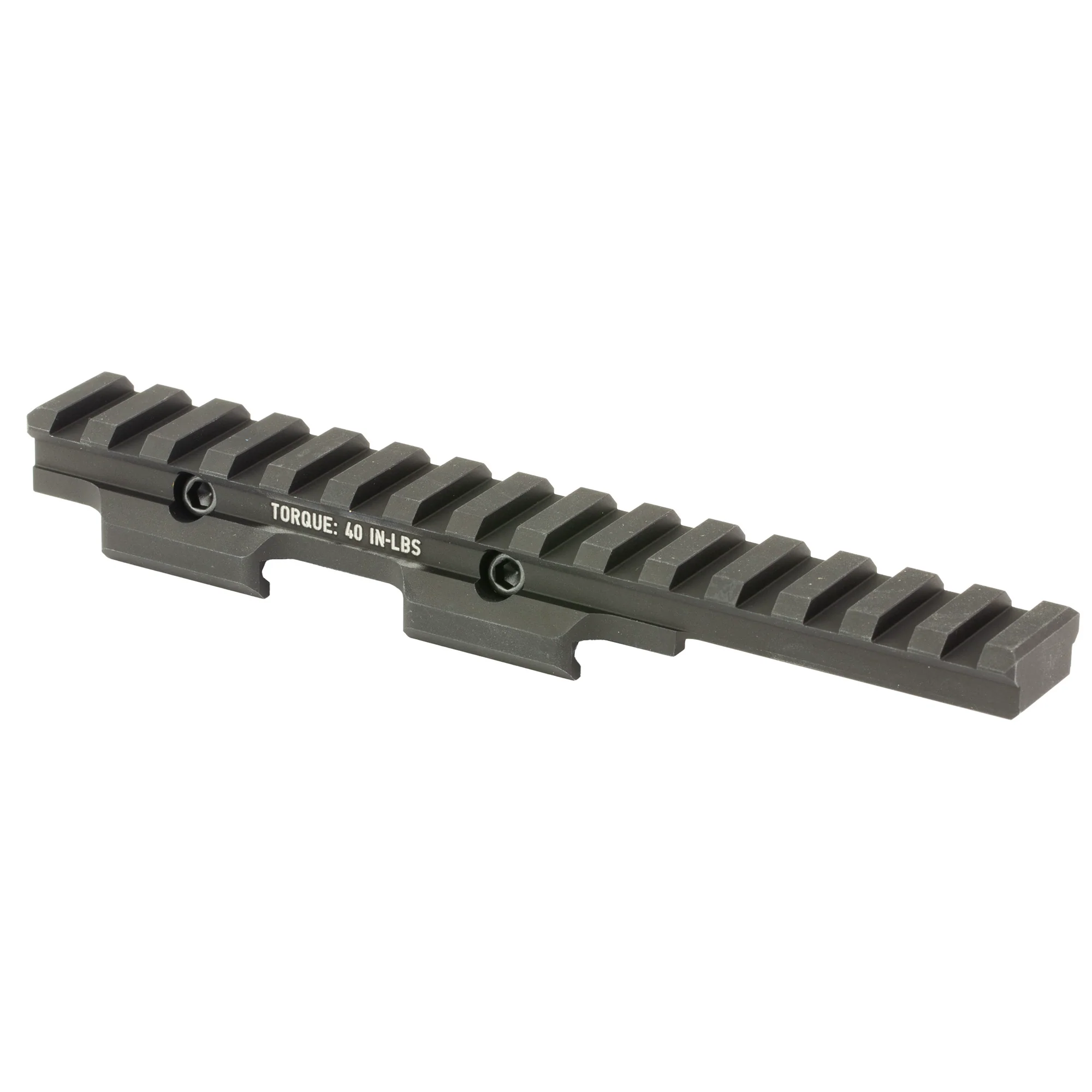Bravo Company A/T Optic Riser, 15-Slot Cantilever, Picatinny, Black - BCM-OR-AT-525-10X5 - Image 2