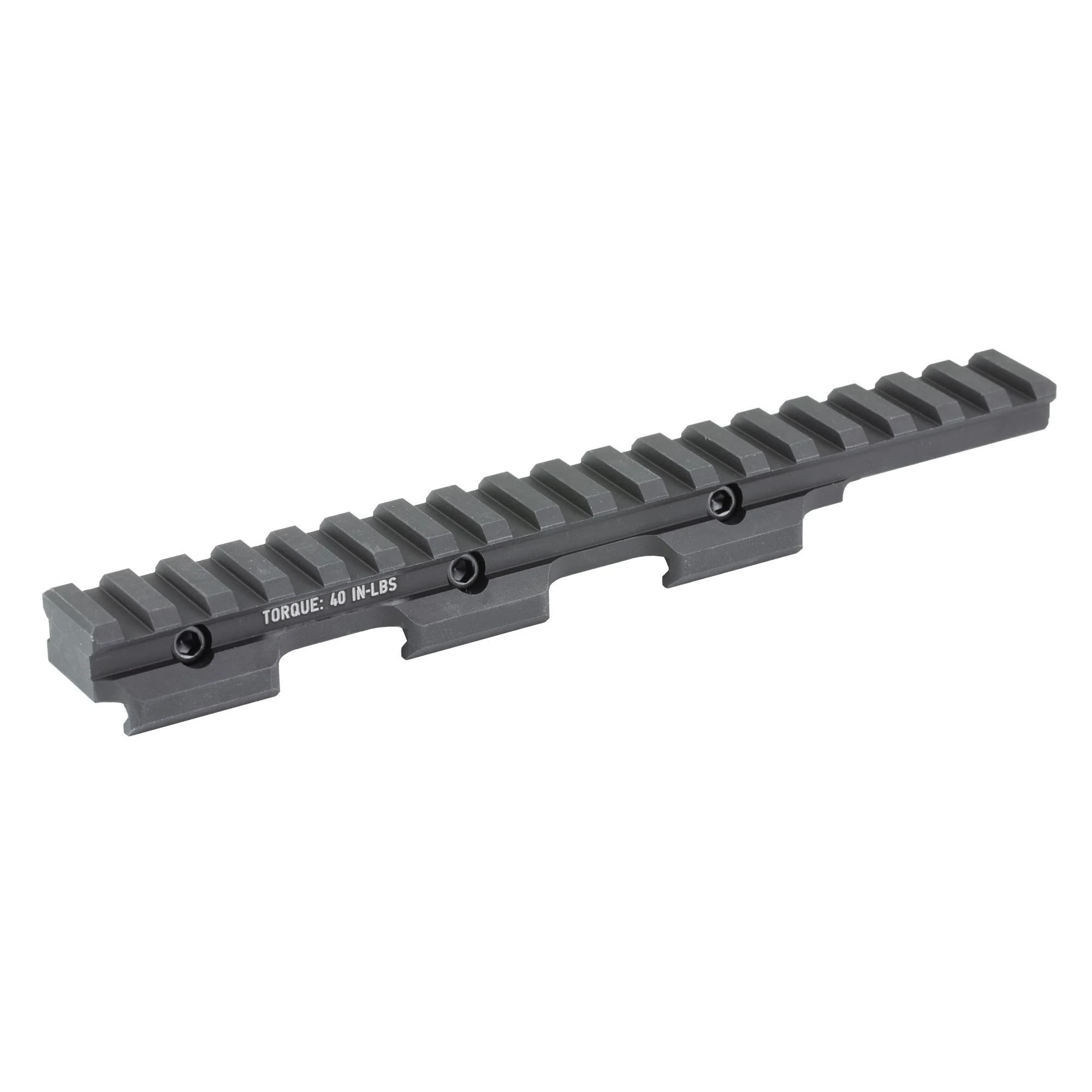Bravo Company A/T Optic Riser, 18-Slot Cantilever, Picatinny, Black - BCM-OR-AT-525-13X5