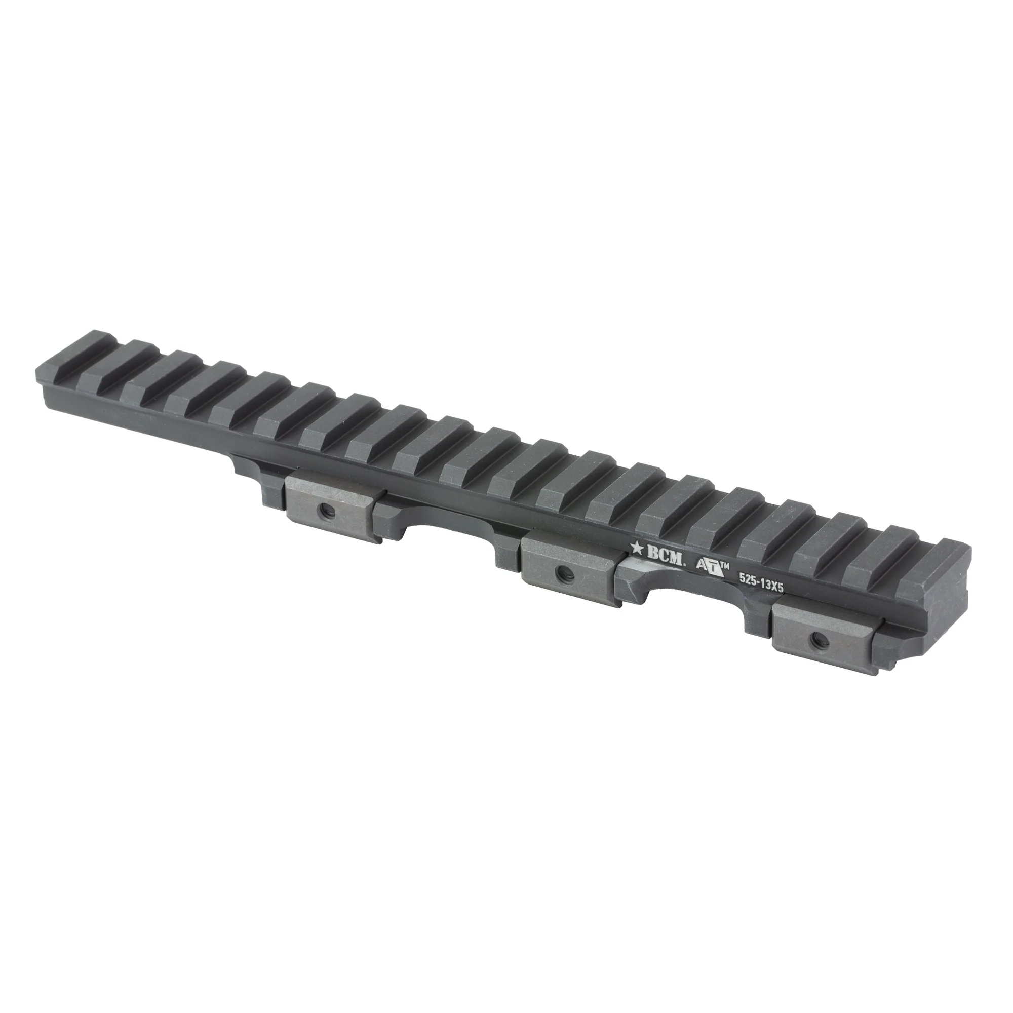 Bravo Company A/T Optic Riser, 18-Slot Cantilever, Picatinny, Black - BCM-OR-AT-525-13X5 - Image 2
