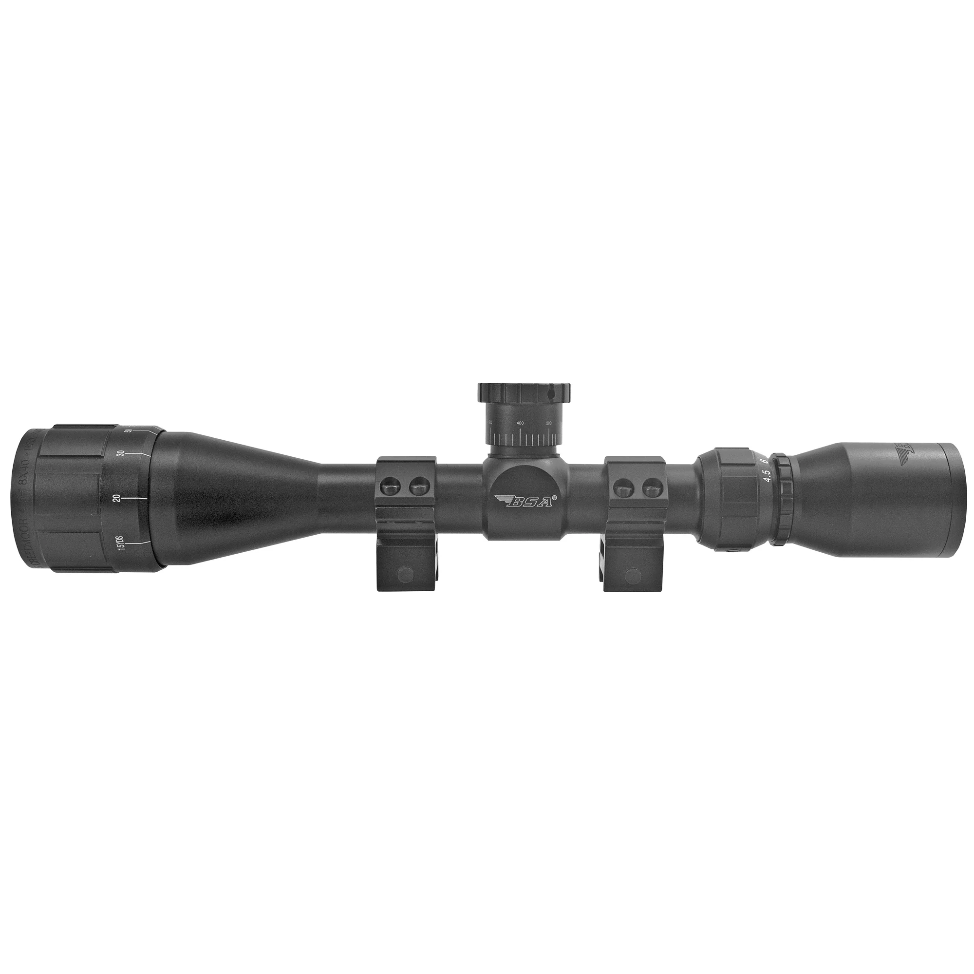 BSA Optics Sweet 22 3-9x40mm AO .22 LR Rifle Scope w/ Rings - BSA22-39X40AOWRTB - Image 2