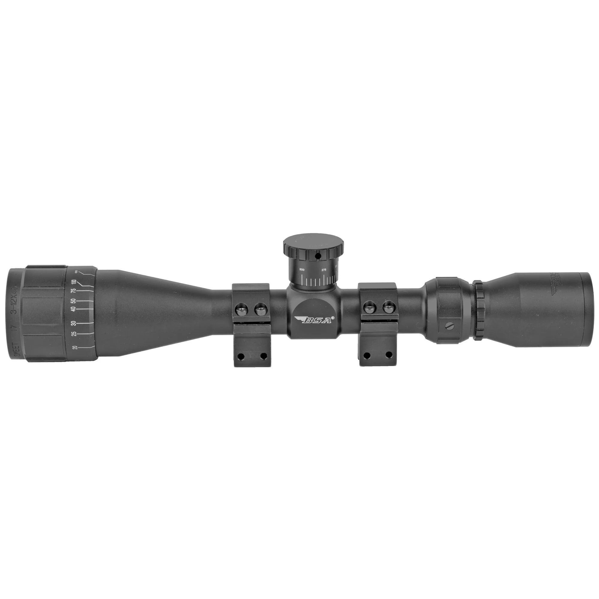 BSA Optics Sweet 17 3-12x40mm Hunting Rifle Scope - BSA17-312X40AOWRTB - Image 3