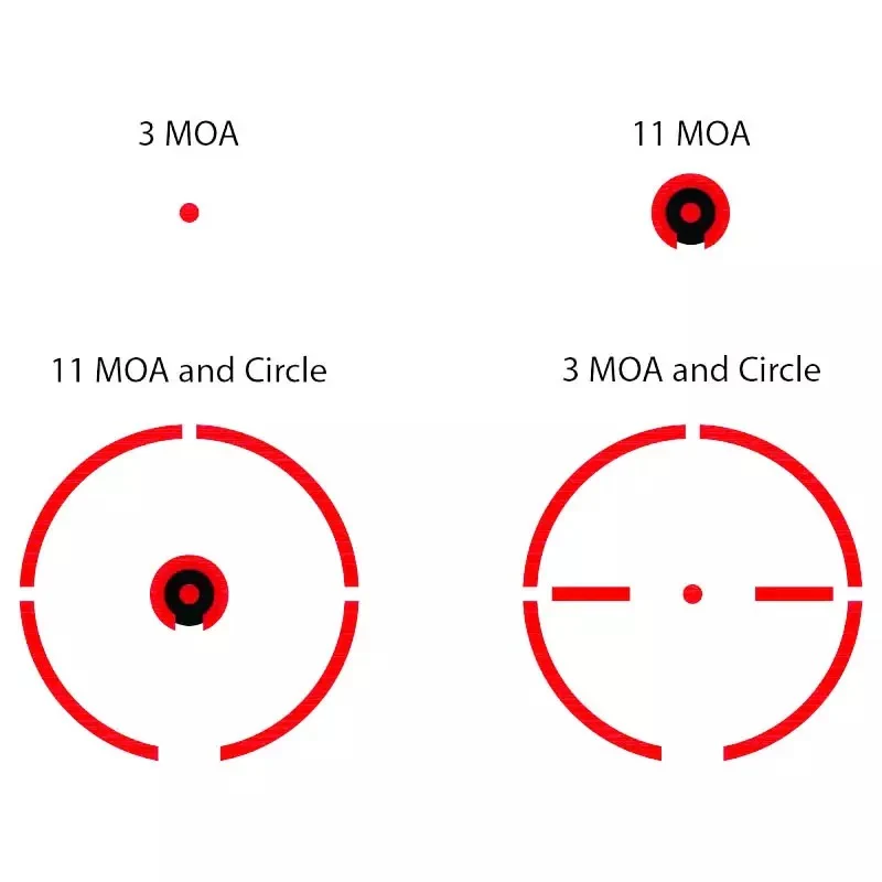 Burris FastFire 4 - Multi-Reticle Red Dot - 3MOA/11MOA/3MOA+Circle/11MOA+Circle - 300259 - Image 5