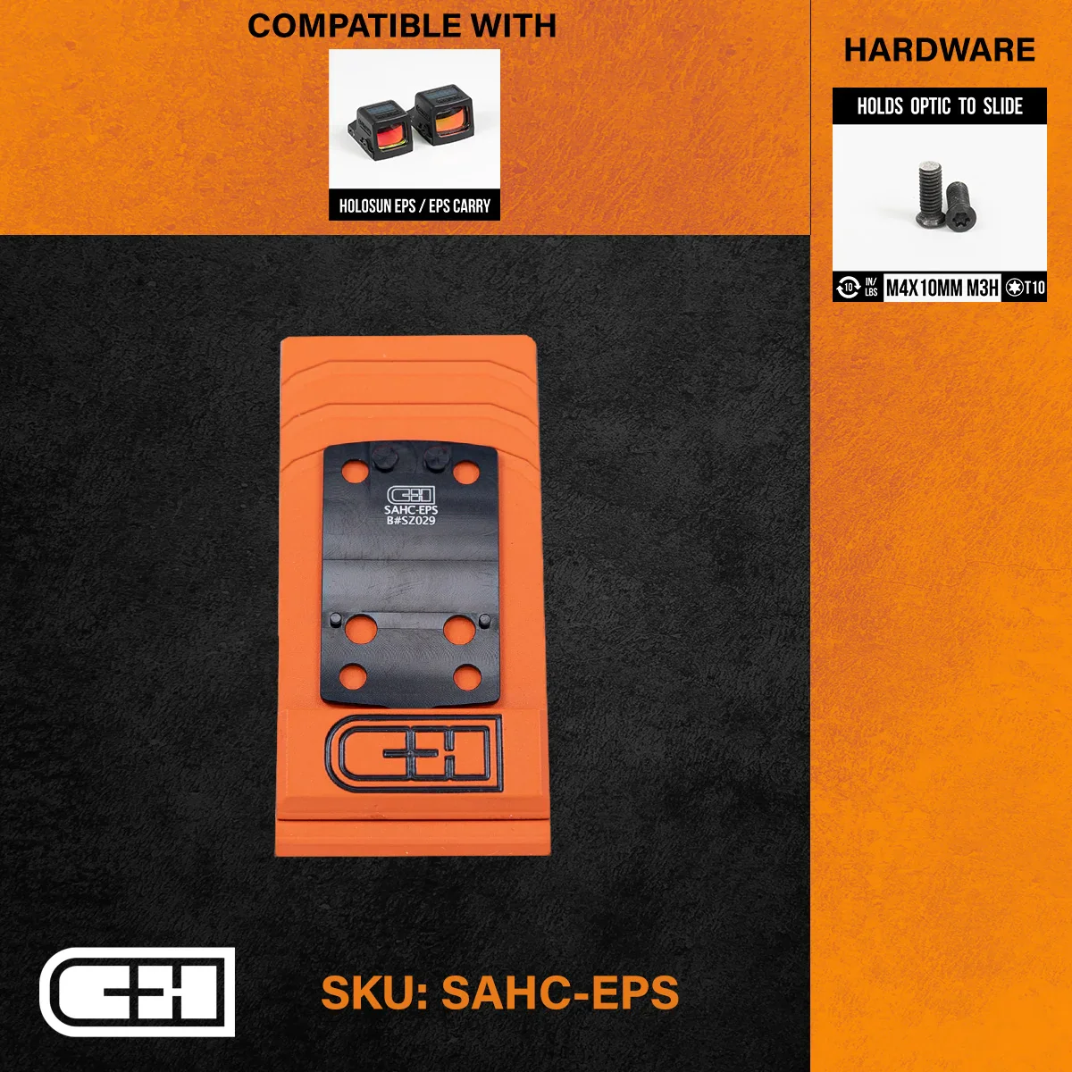 Springfield Hellcat OSP/RDP/PRO to the Holosun EPS/Carry Adapter Plate - CHPWS - SAHC-EPS - Image 2