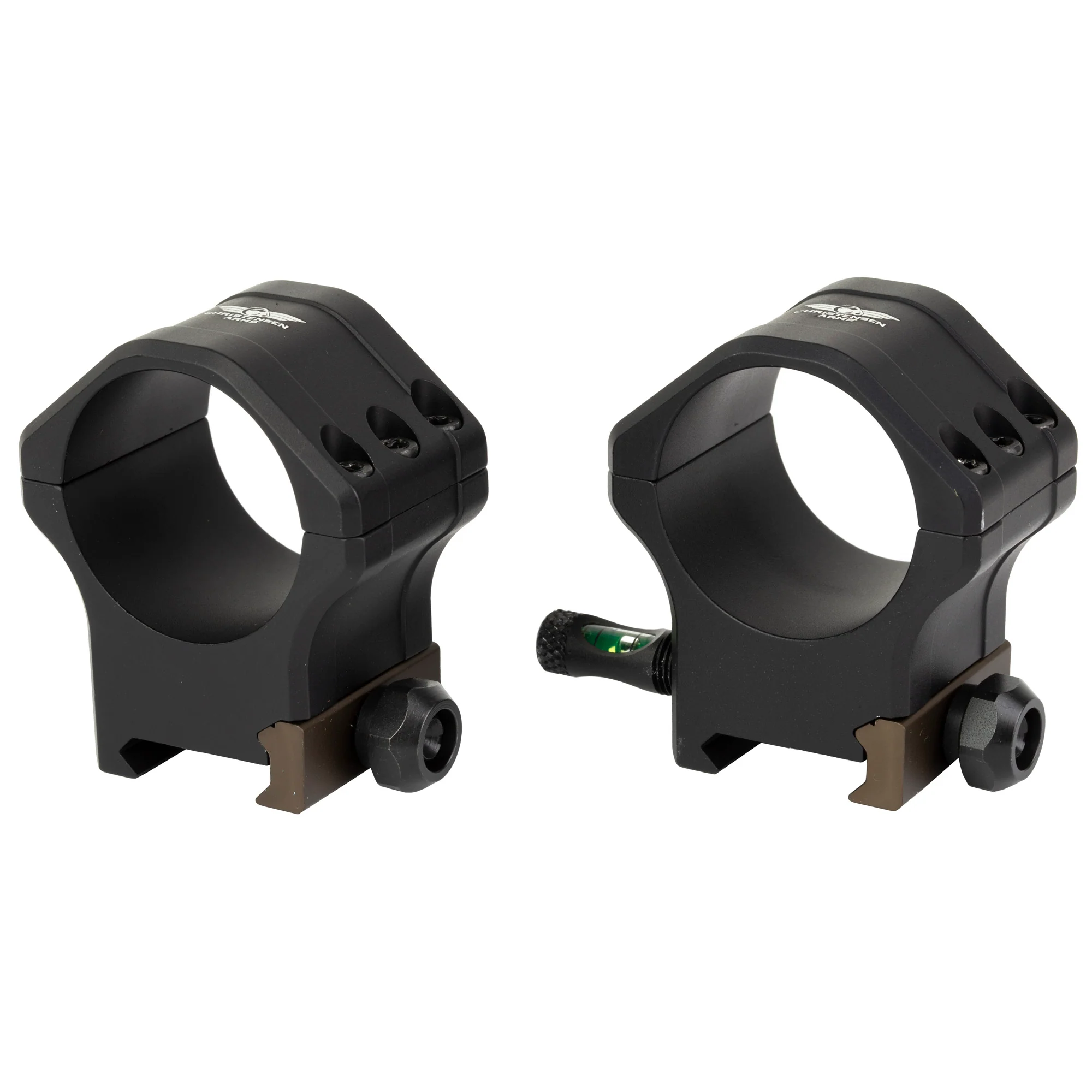 Christensen Arms Tactical, 34mm High Scope Rings, Black Anodized - 810-00042-04 - Image 3
