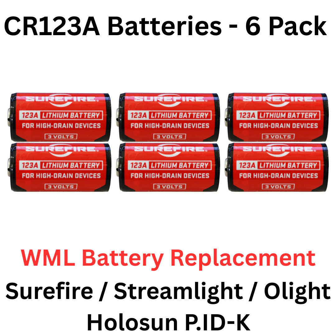 CR123A 3V High-Performance Lithium Battery - For WMLs & Flashlights - Image 3