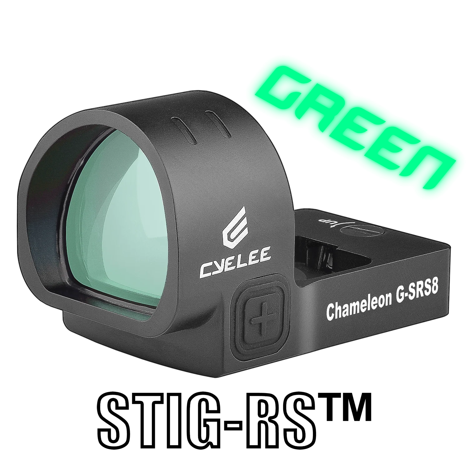 Cyelee Chameleon G-SRS8 w/ STIG-RS, Green 8 MOA Dot, RMR Footprint