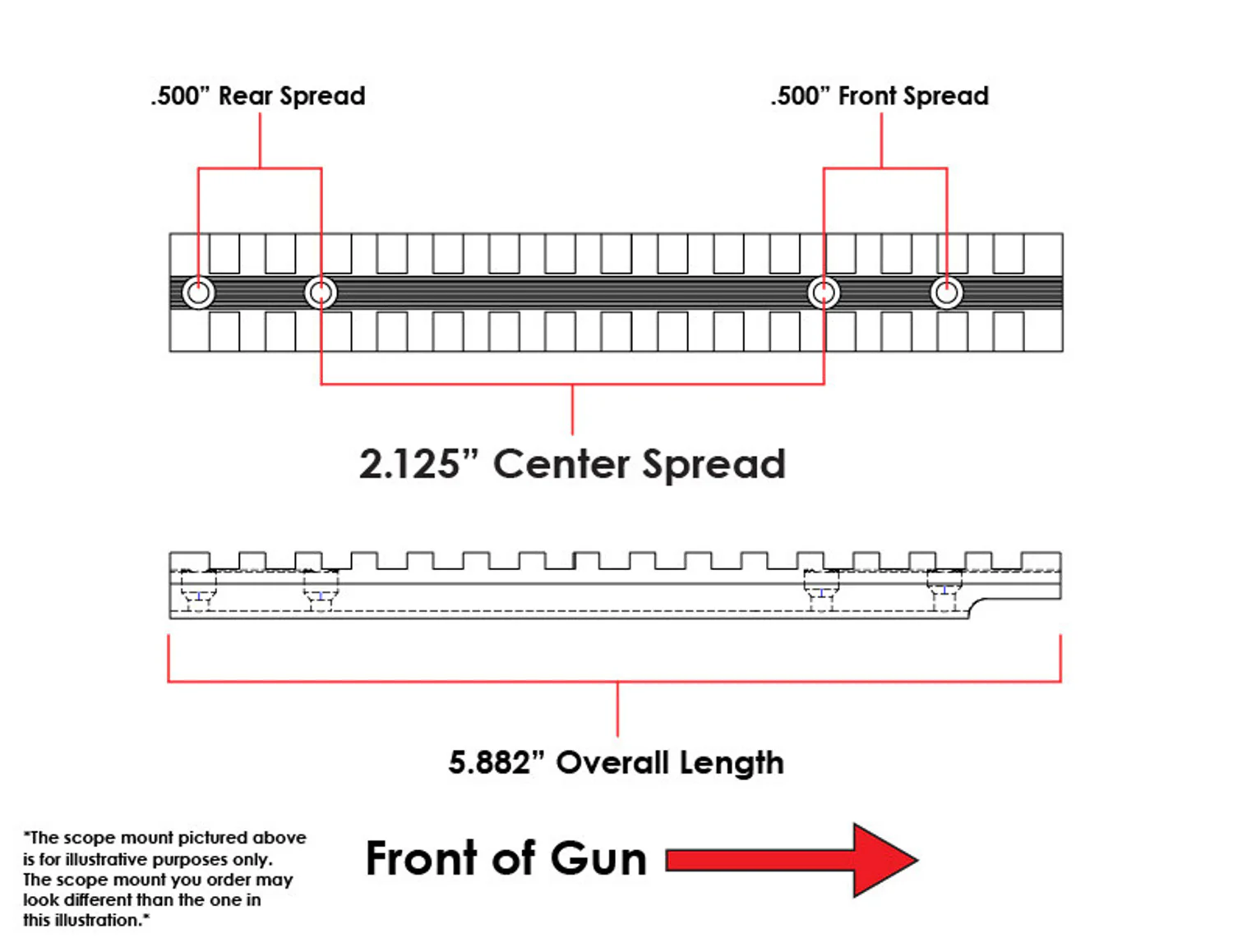 EGW Mossberg 930, 935, 940 (All Years) Picatinny Rail - Image 2