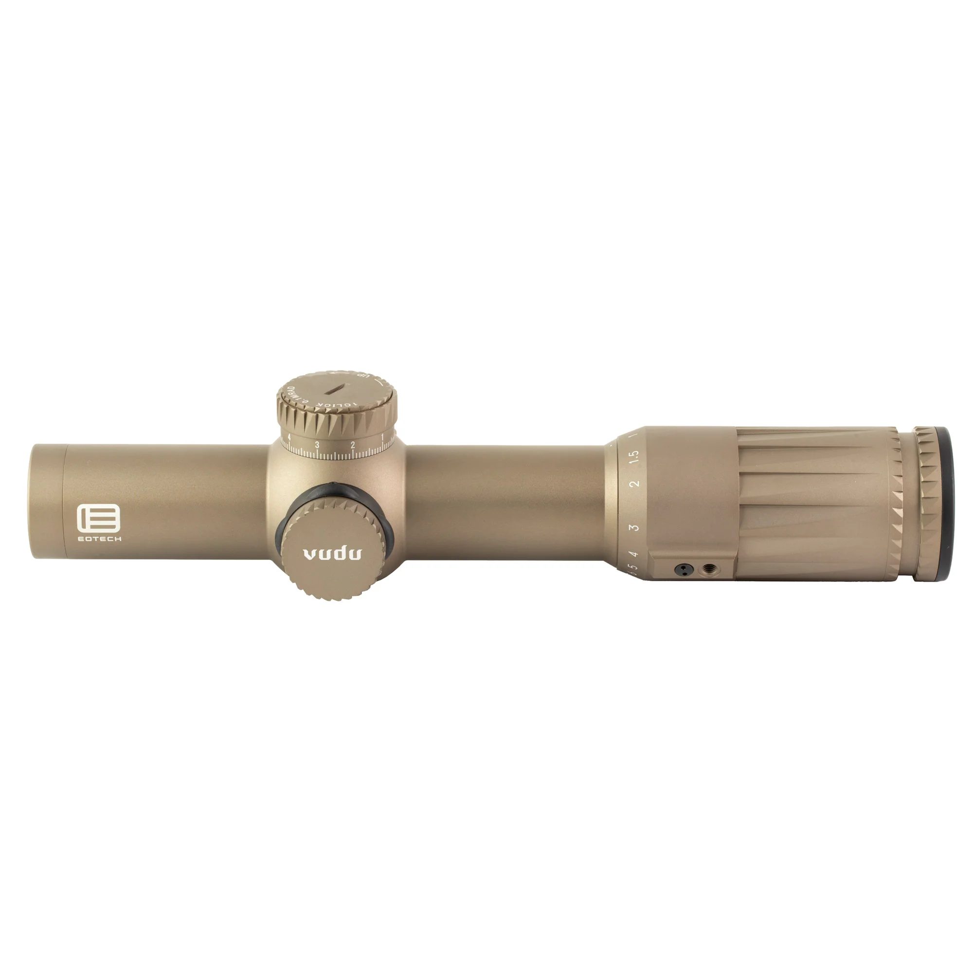 EOTech Vudu 1-10x28mm 34mm FFP Illuminated SR5 MRAD Riflescope, Tan - EOVDU1-10FFSR5TAN - Image 3