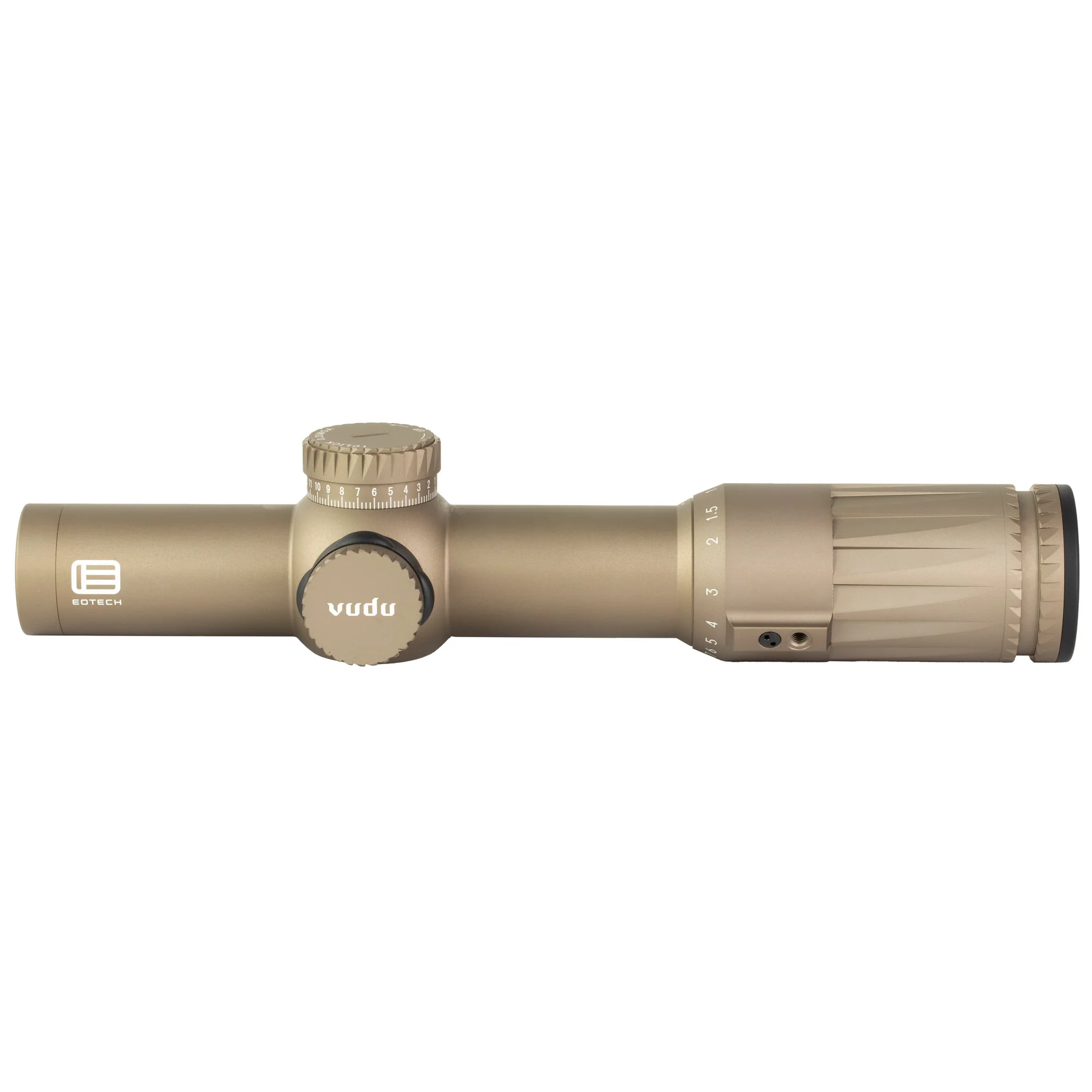 EOTech Vudu 1-10x28mm 34mm FFP Illuminated SR4 MOA Riflescope, Tan - EOVDU1-10FFSR4TAN - Image 3