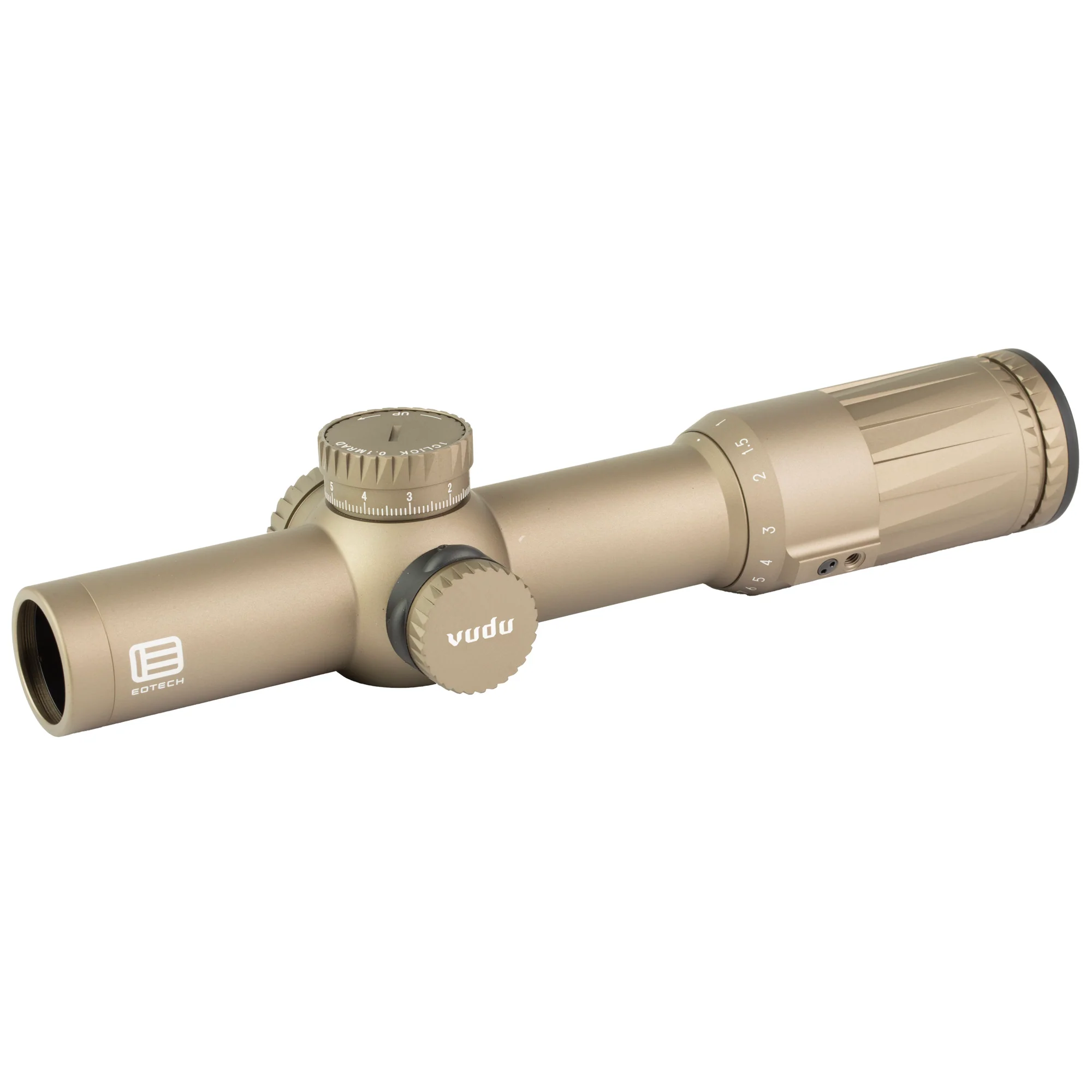 EOTech Vudu 1-10x28mm Tan 34mm Illuminated SR-5 DFG Riflescope - EOVDU1-10SR5DFTAN