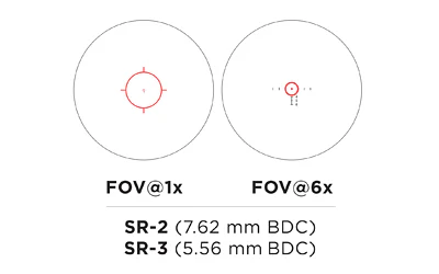 EOTech Vudu 1-6x24mm 30mm FFP Illuminated SR3 BDC Riflescope - EOVUDU1-6FFPSR3 - Image 4