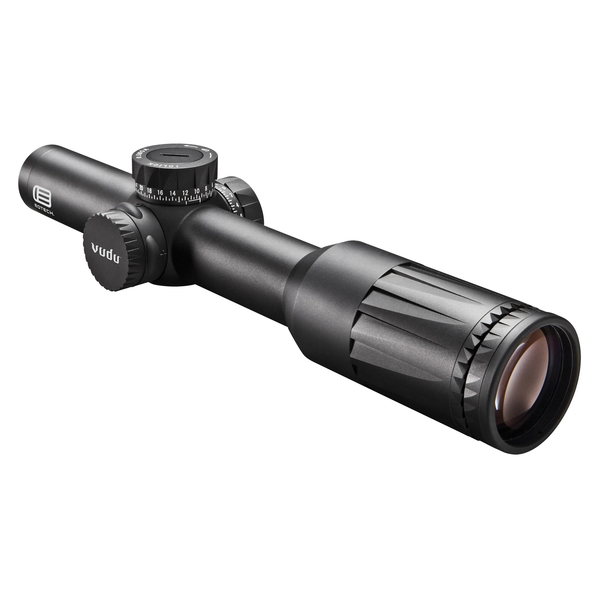 EOTech Vudu FFP 1-6x24mm 30mm Illuminated Green SR1 MRAD Riflescope - EOVDU1-6FFSR1G