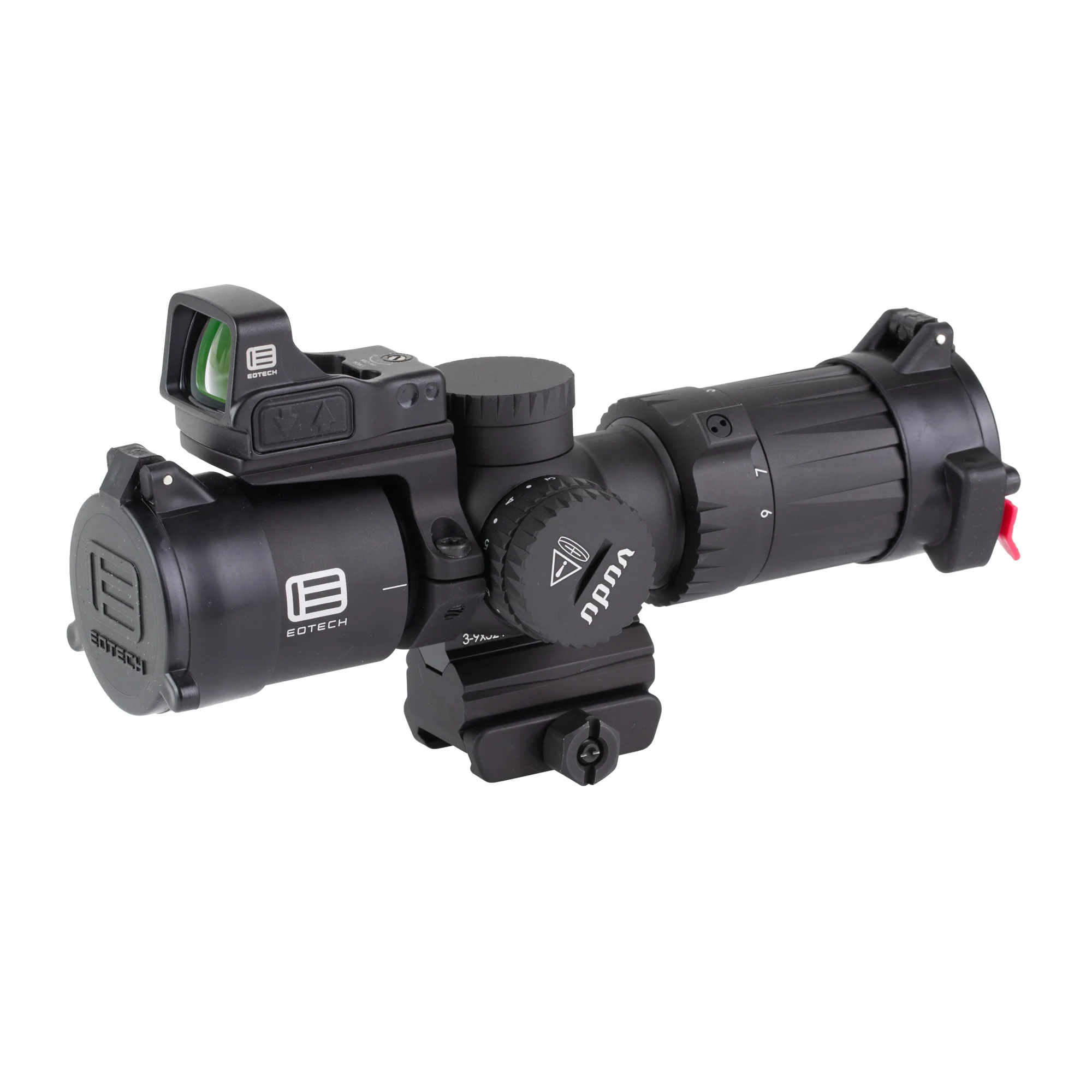 EOTech Vudu Ultra Short 3-9x32mm MR5 Illuminated Riflescope w/ EFLEX Sight - EOVDU3-9PKG2