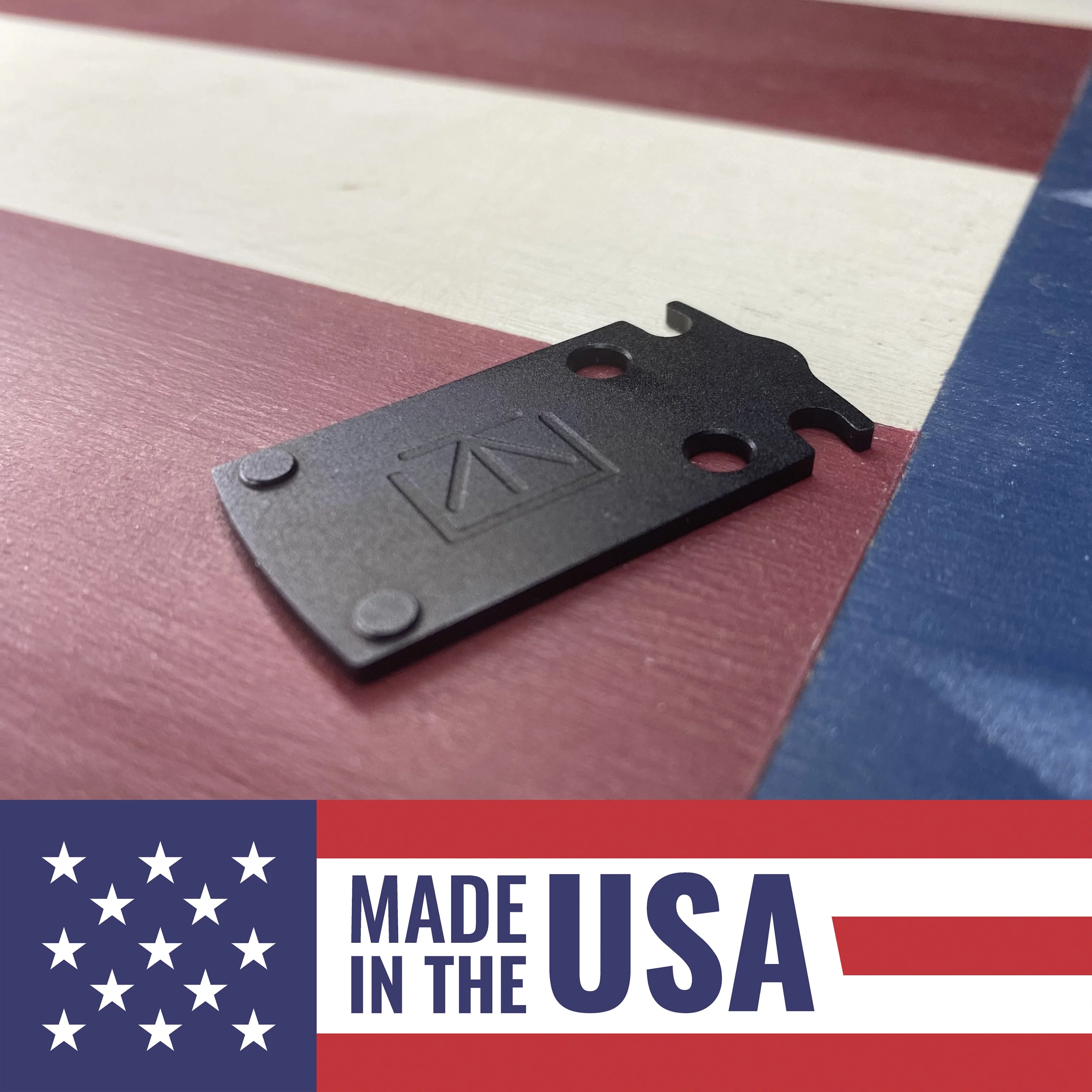 Glock 43X/48 MOS Holosun 407K/507K/EPS Carry Adapter Plate - Aluminum - Calculated Kinetics - Image 2