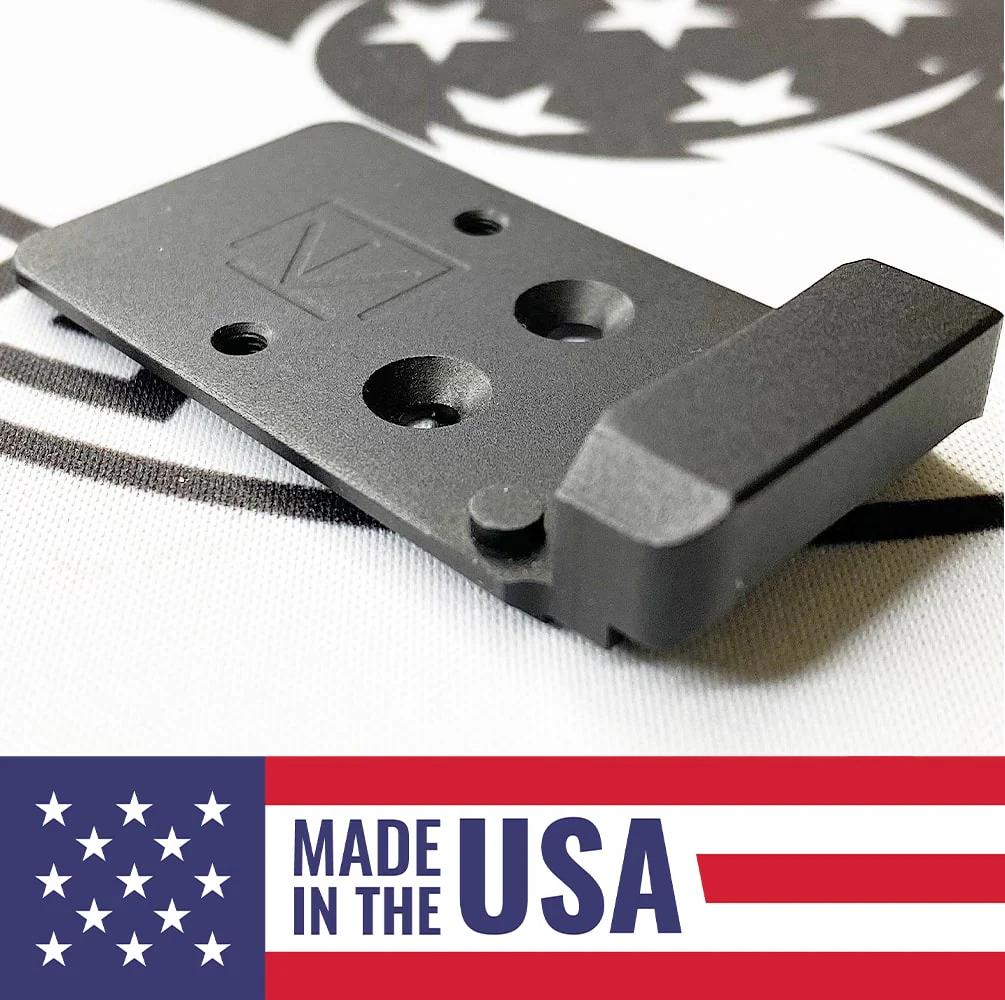 Glock MOS Full Size/Compact to RMR Adapter Plate - DOGTAG - Aluminum - Calculated Kinetics - (Does not fit 10MM) - Image 2