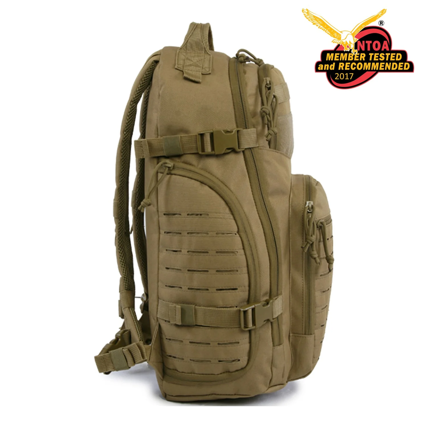 Highland Tactical Roger Tactical MOLLE Military Backpack - Image 5