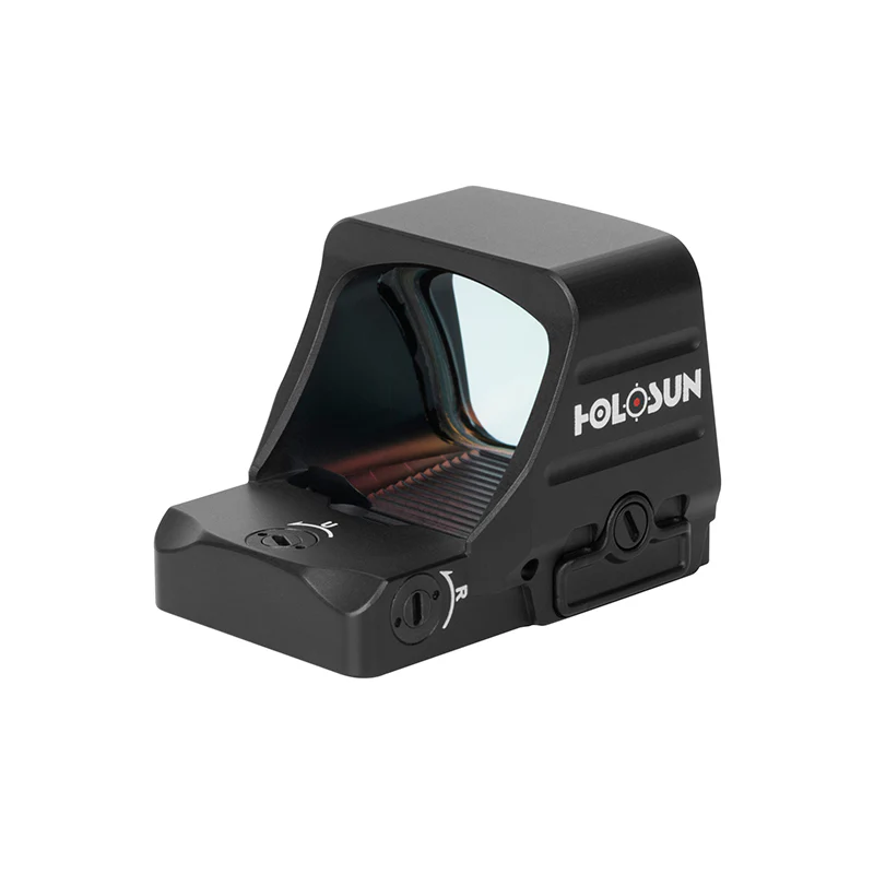 Holosun 407 COMP Gold, Huge Competition Window, RMR Footprint, 6 MOA Gold Dot, Side Battery - HE407COMP-GD6 - Image 3
