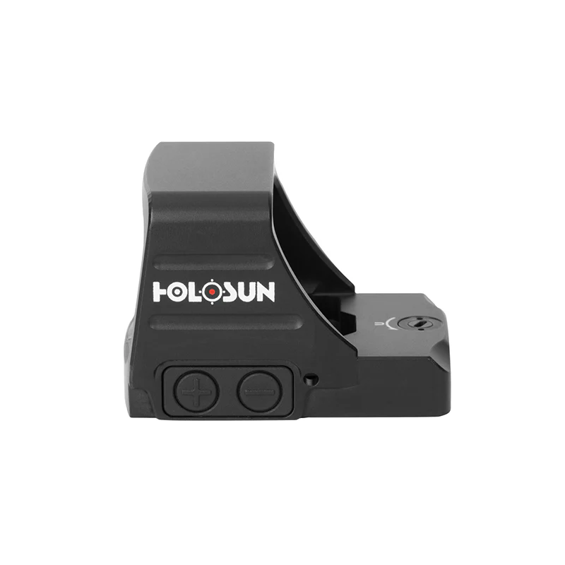 Holosun 407 COMP Green, Huge Competition Window, RMR Footprint, 6 MOA Green Dot, Side Battery - HE407COMP-GR6 - Image 9